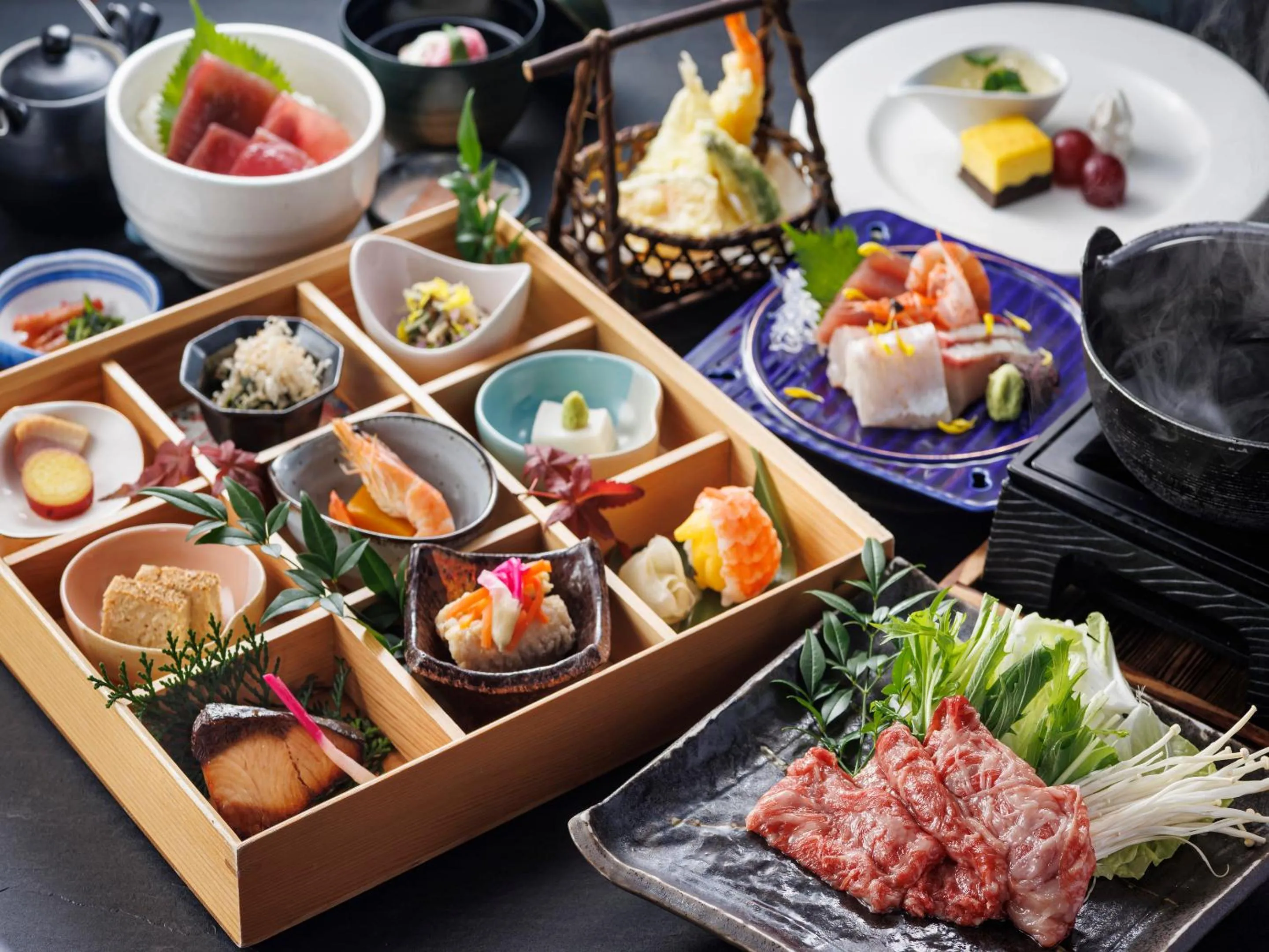 Dinner in Nanki Shirahama Dog Paradise