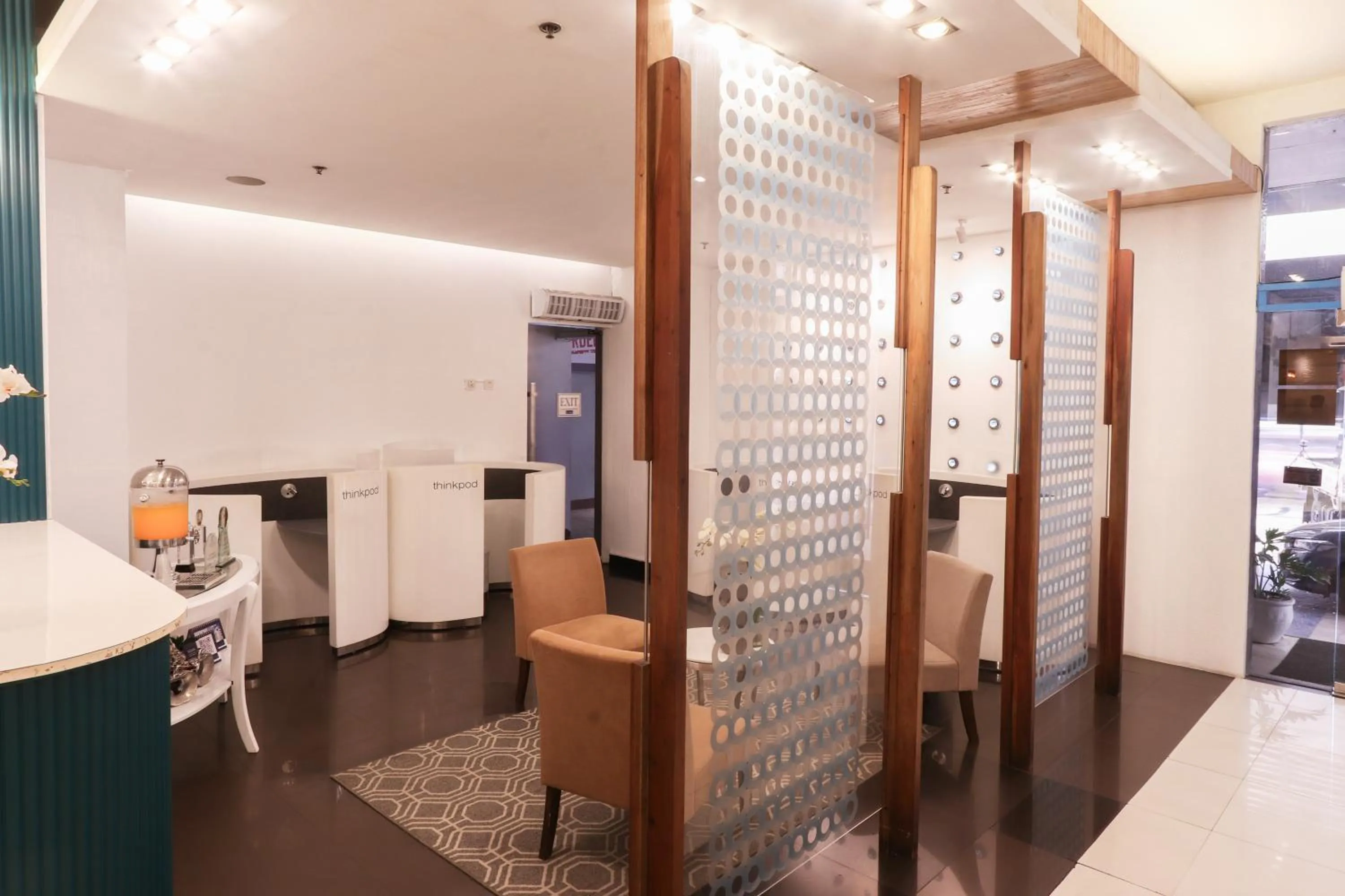 Seating area in Hotel Dreamworld North Edsa