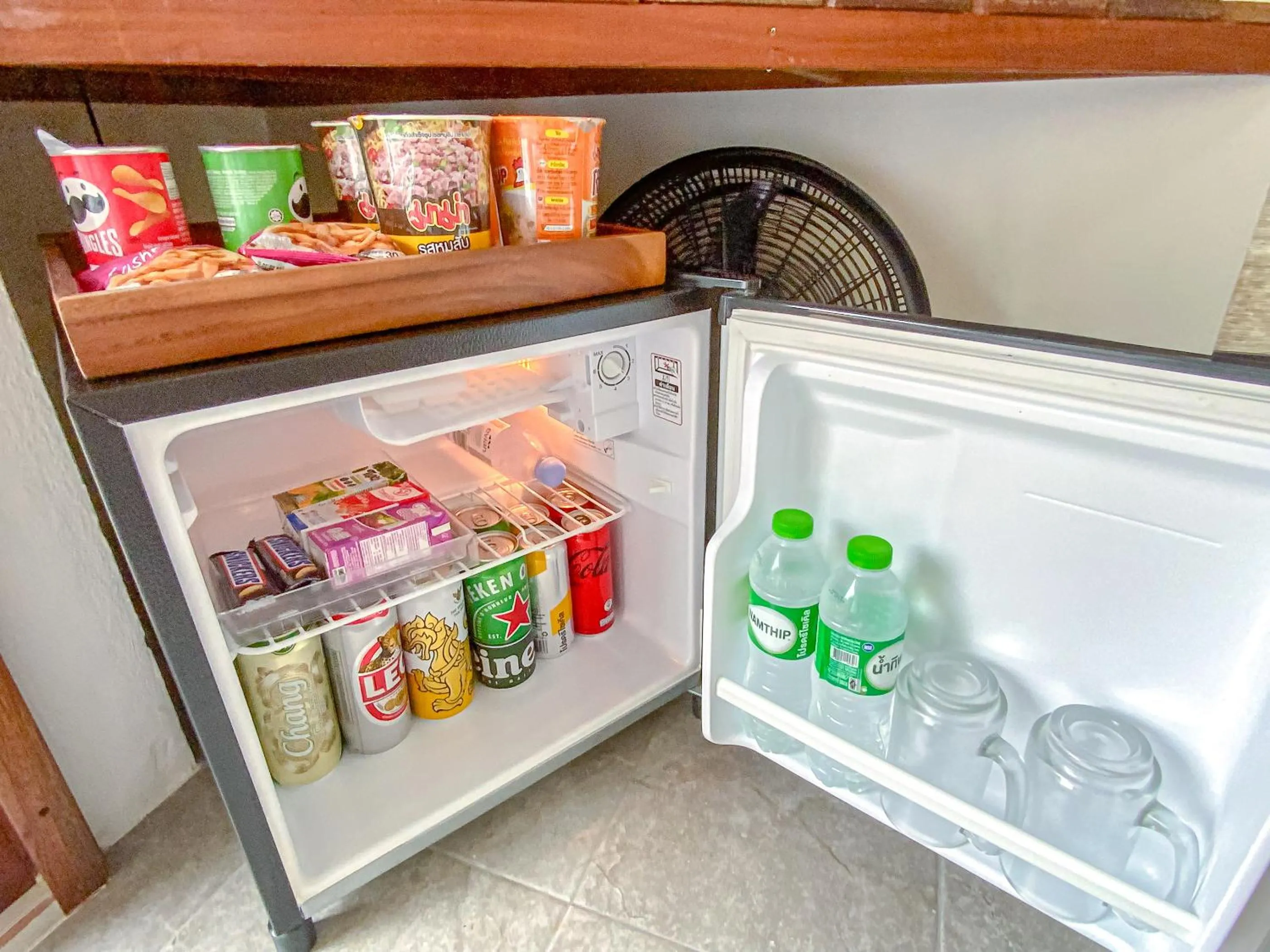 minibar in Chumphon Cabana Resort