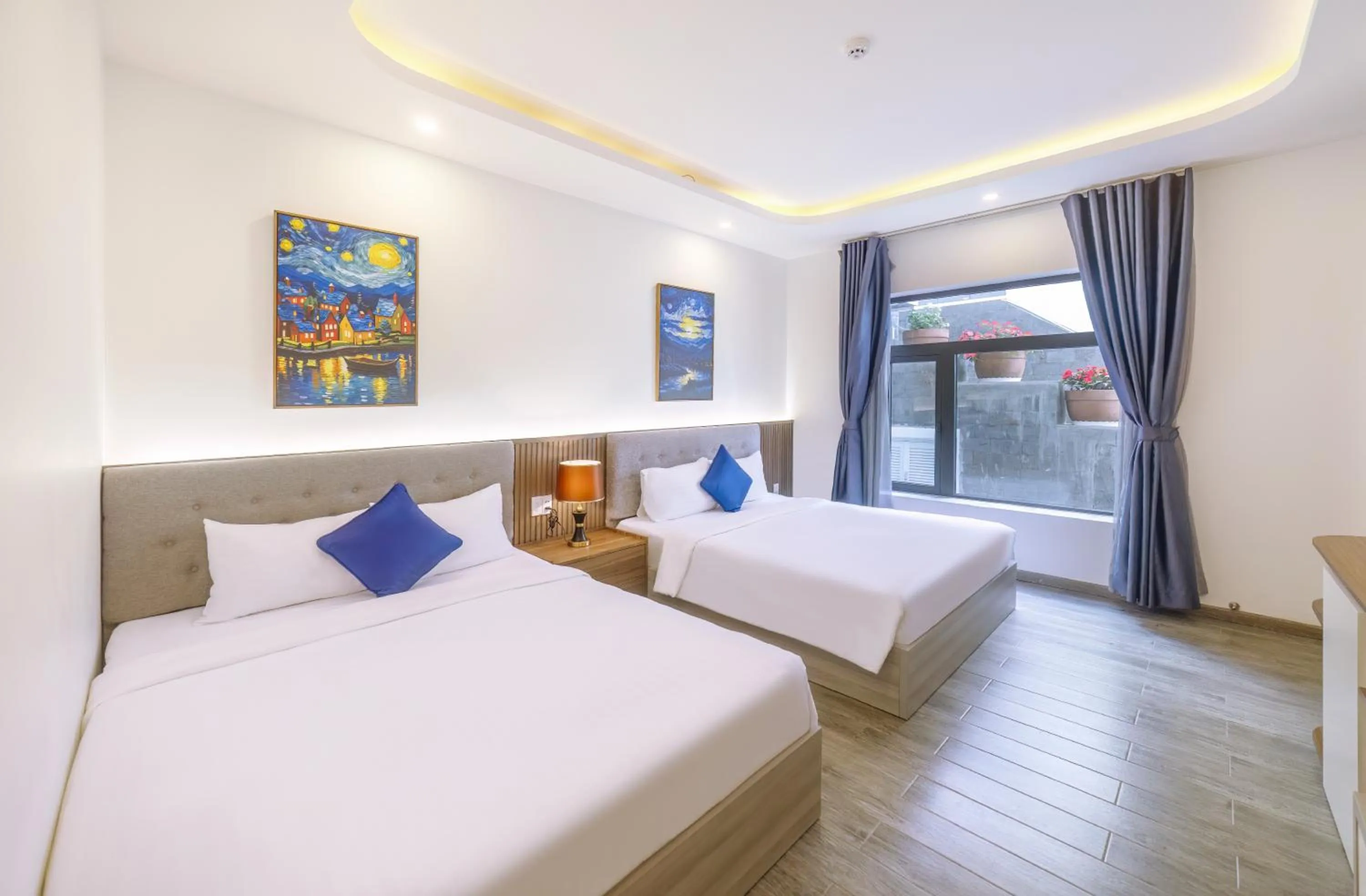 Bed in TP Dalat Hotel