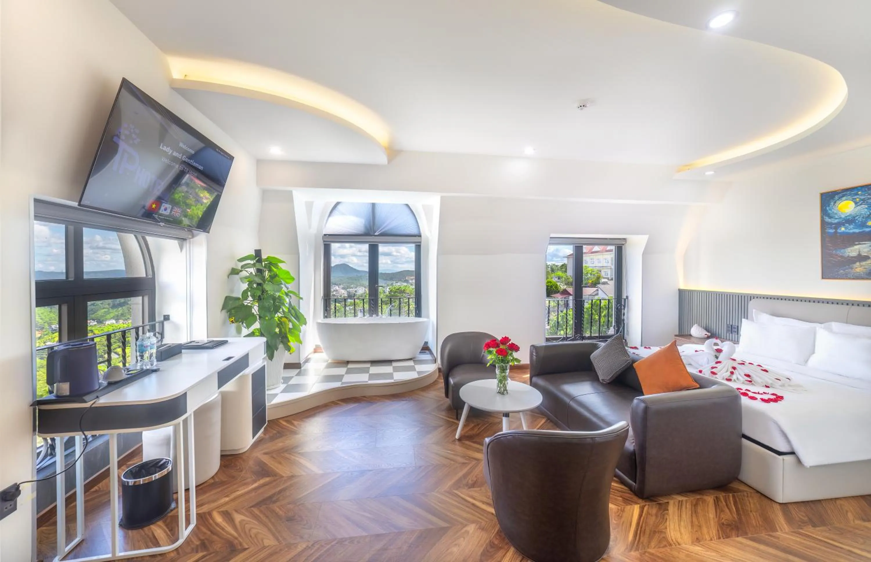 Bedroom in TP Dalat Hotel