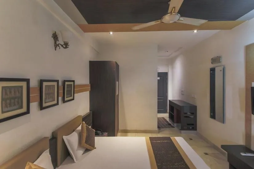 Bed in Hotel Panna Paradise