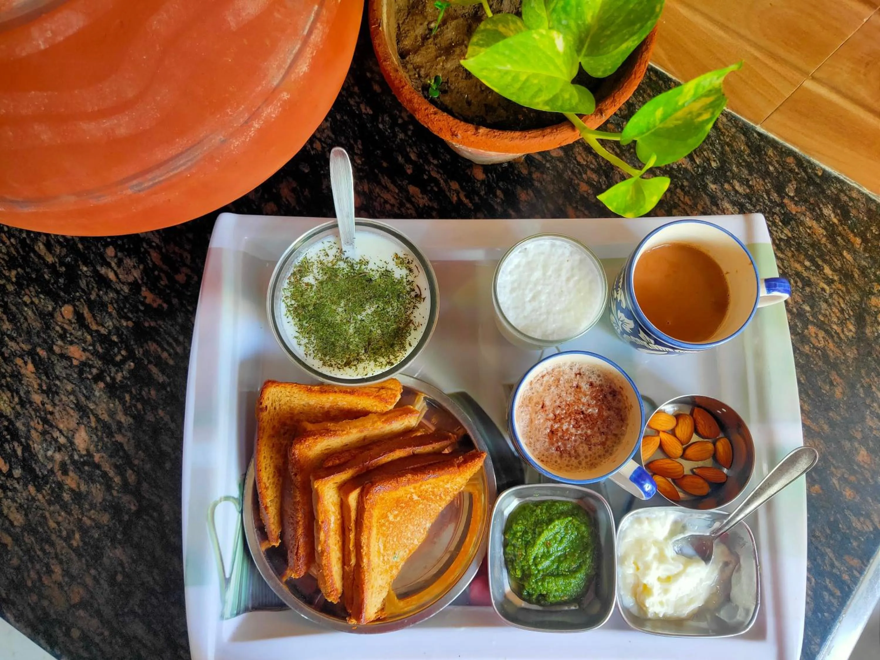 Breakfast in Hotel Panna Paradise