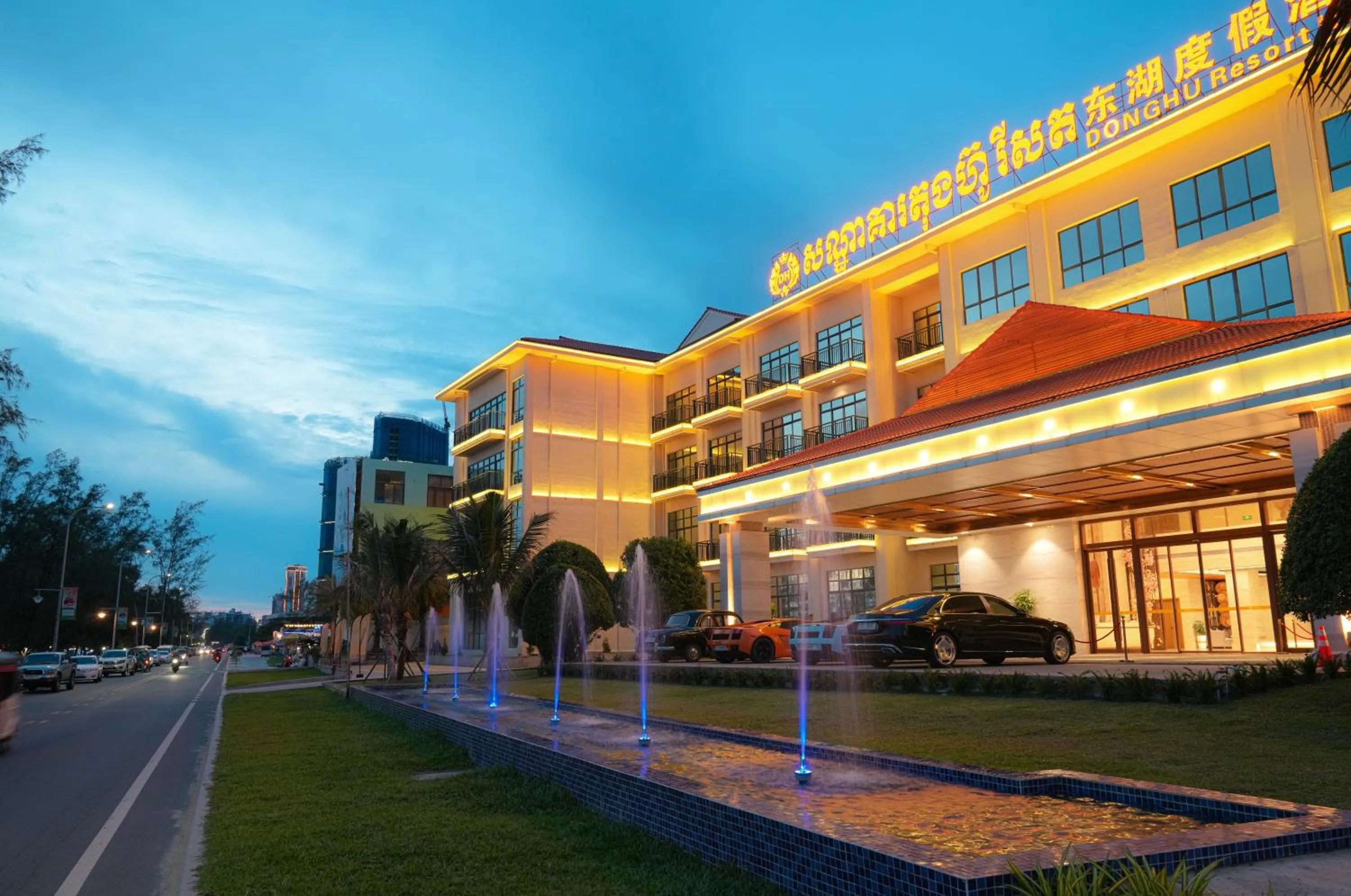 Property building in DongHu Resort Hotel