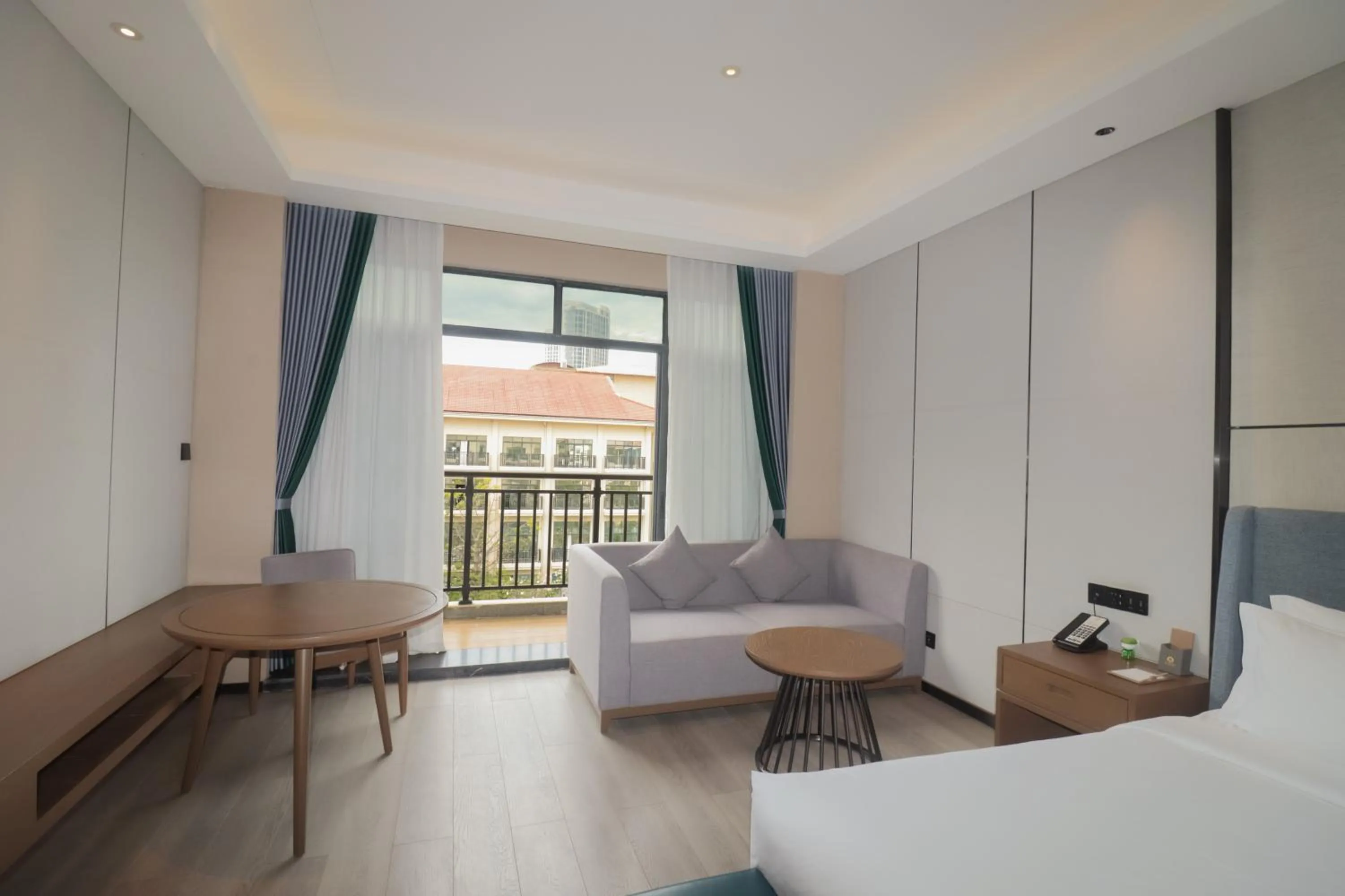 View (from property/room), Bed in DongHu Resort Hotel