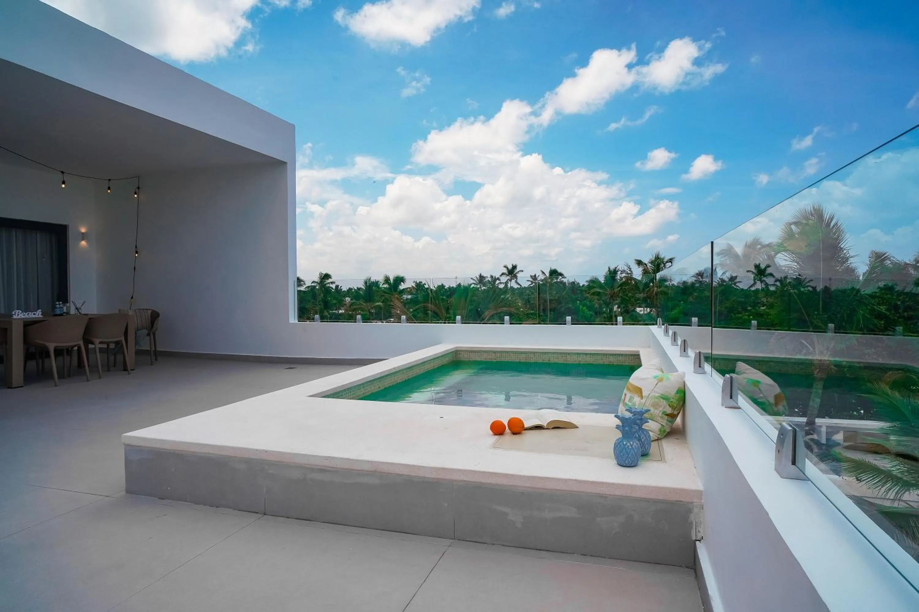 Patio in Beach Homes Punta Cana