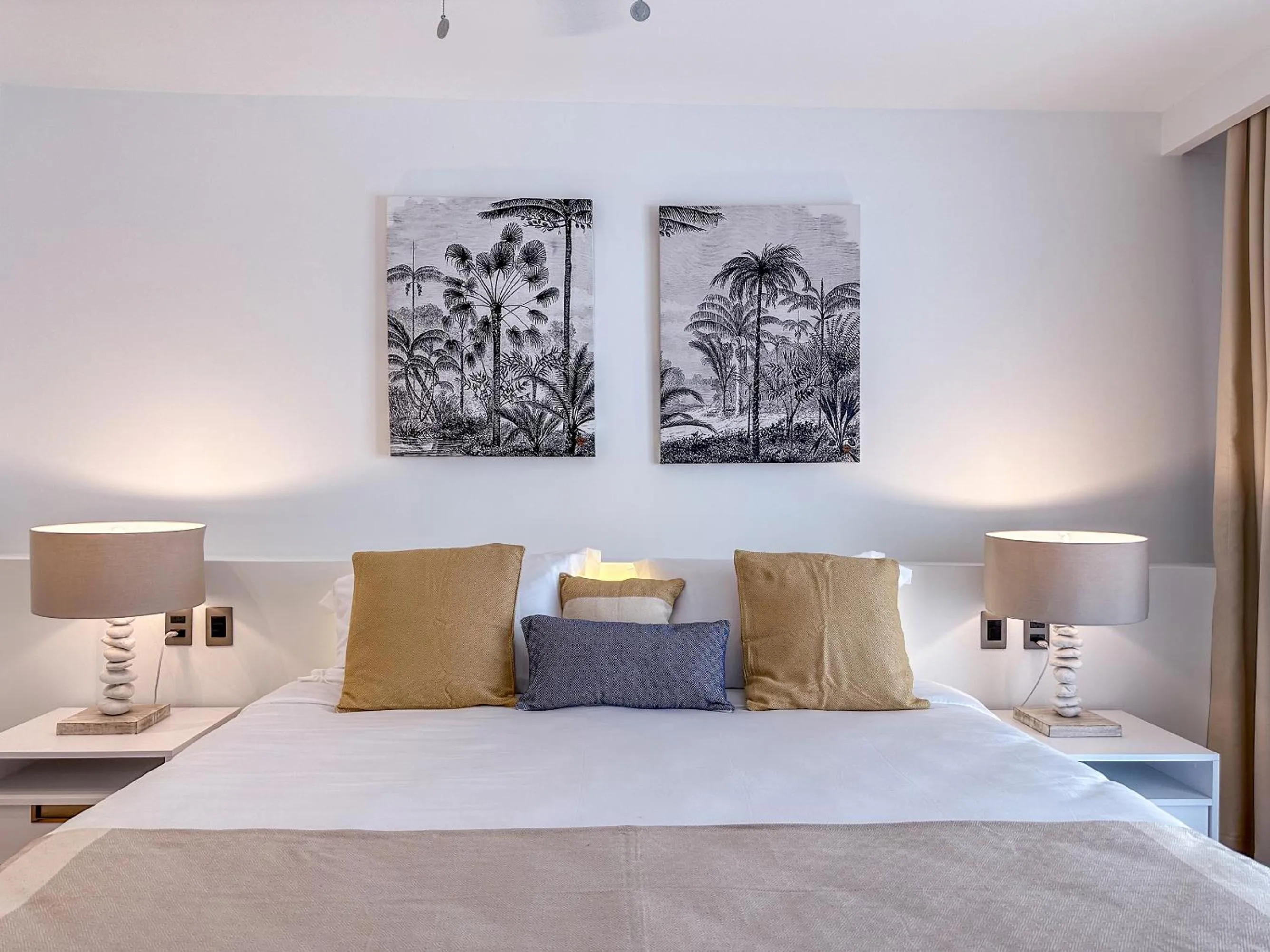 Bed in Beach Homes Punta Cana