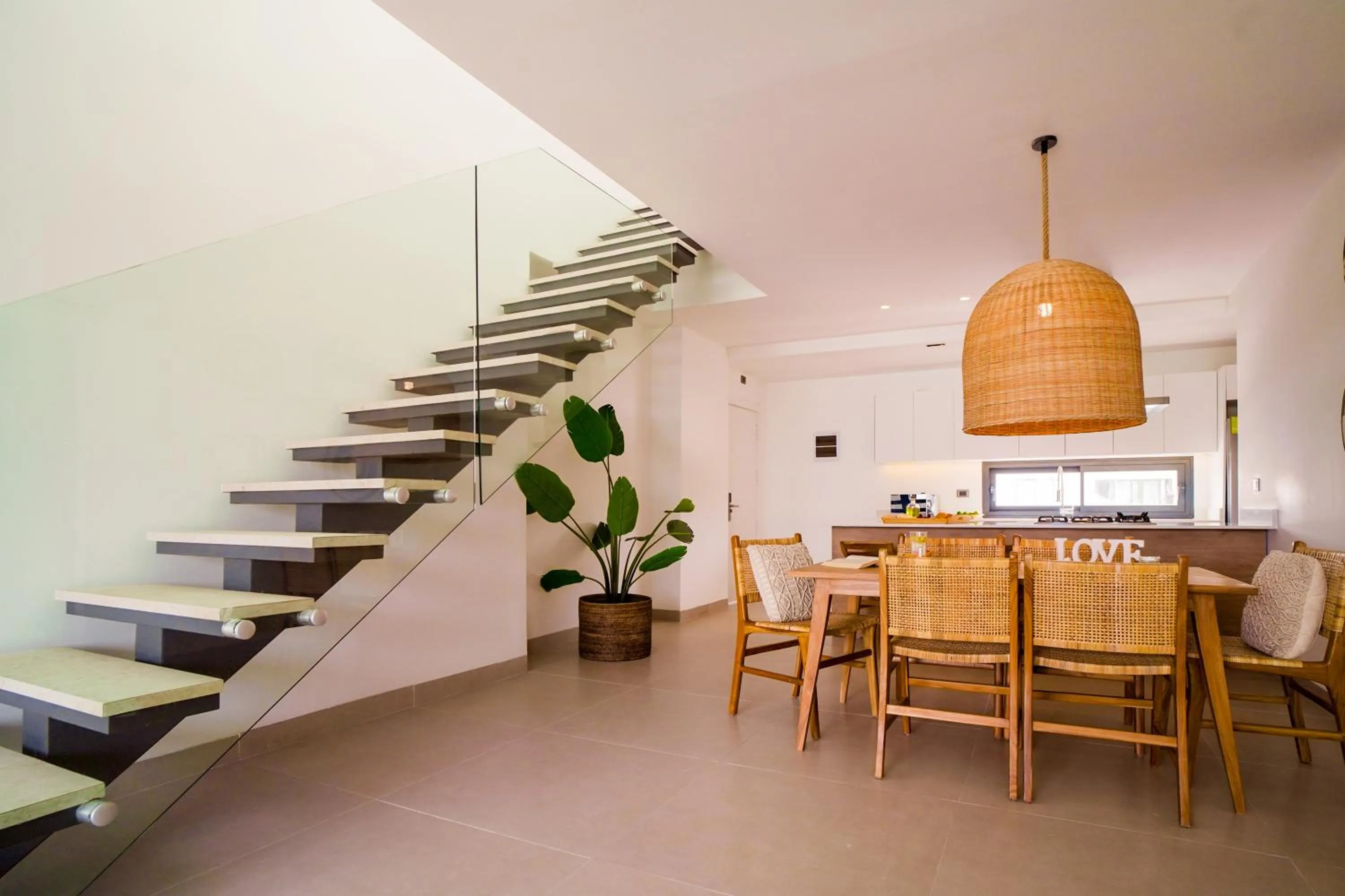 Living room in Beach Homes Punta Cana
