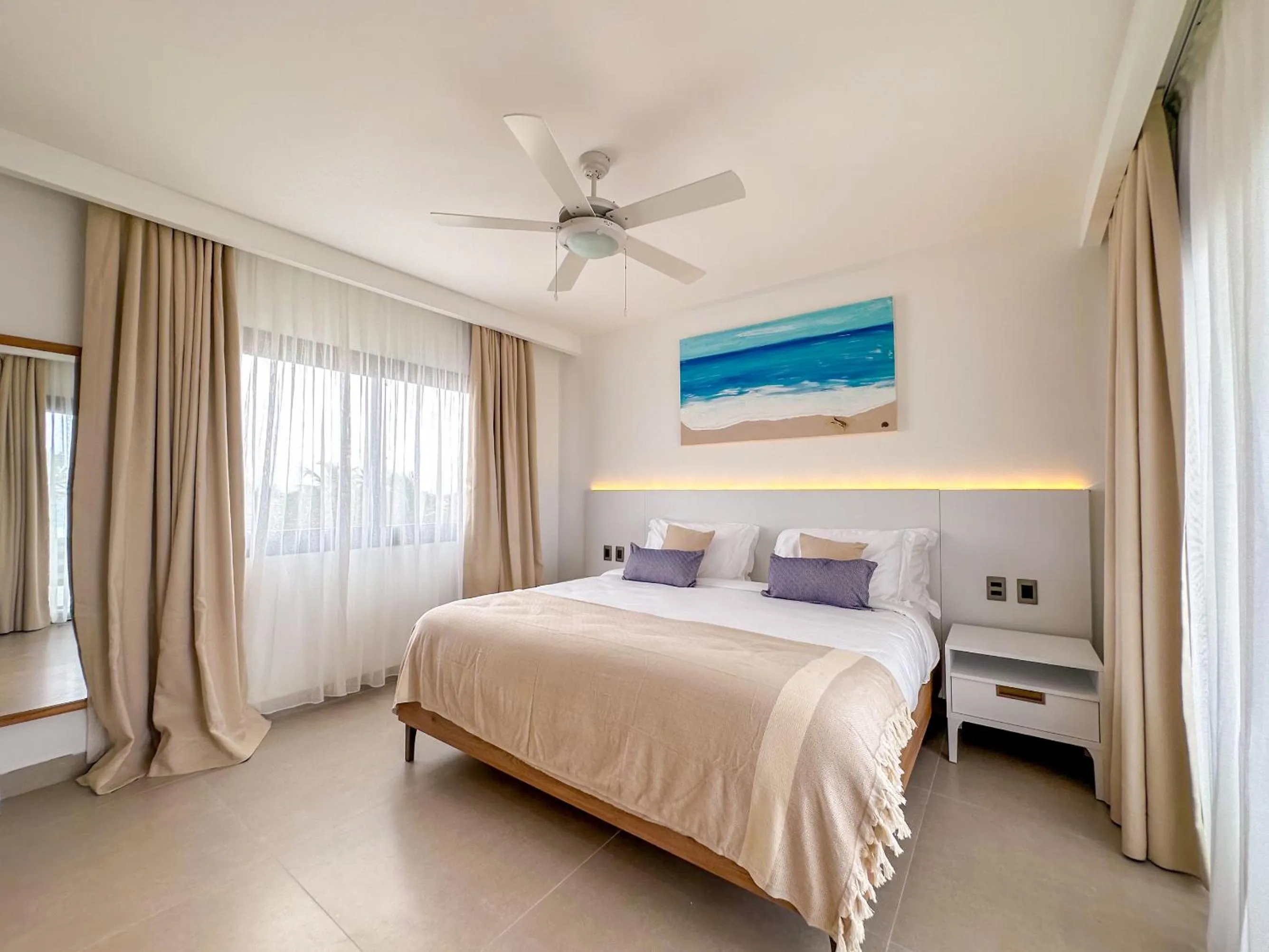 Bed in Beach Homes Punta Cana