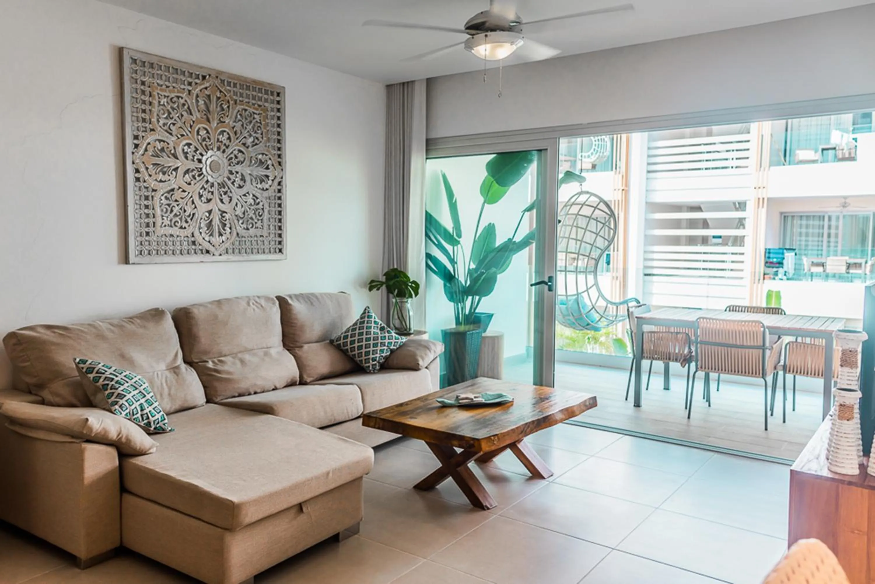 Living room in Beach Homes Punta Cana