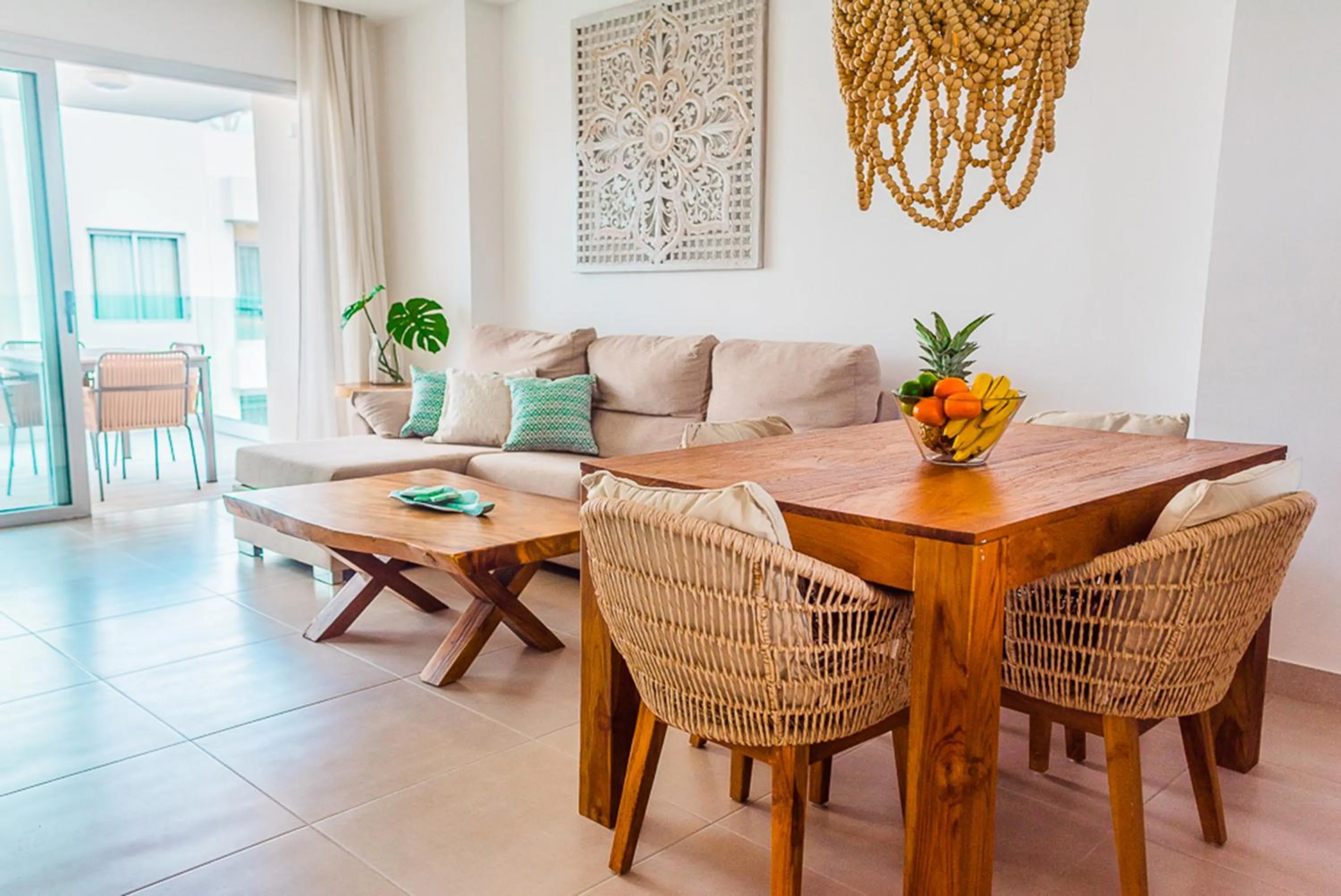 Living room in Beach Homes Punta Cana