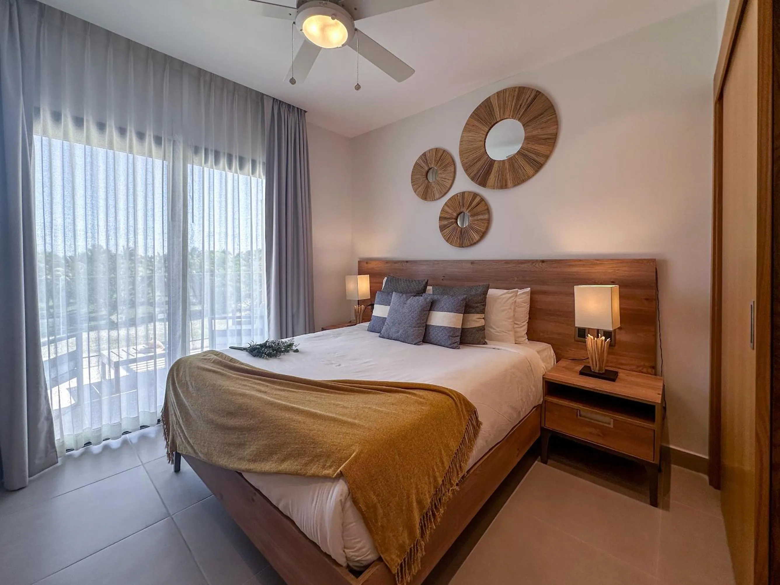 Bed in Beach Homes Punta Cana