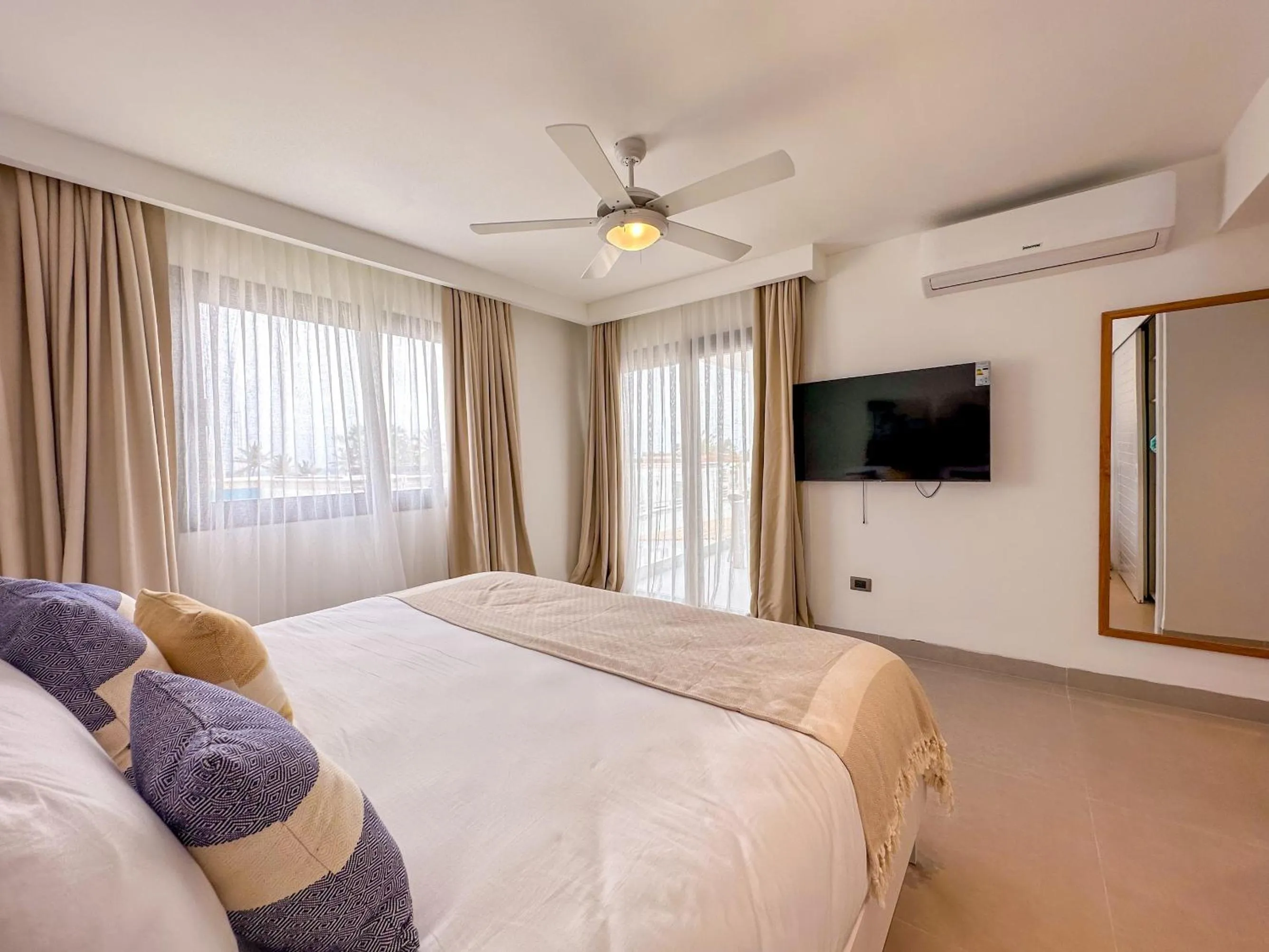 Bed in Beach Homes Punta Cana