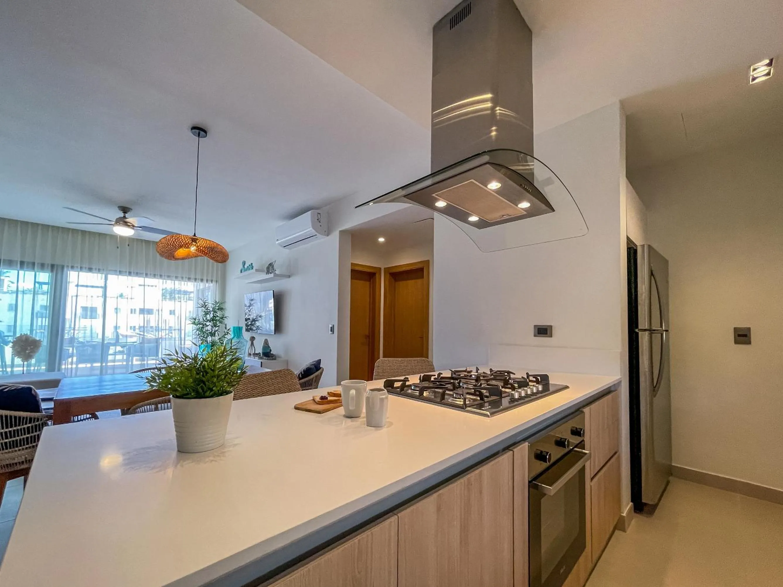 Kitchen or kitchenette in Beach Homes Punta Cana