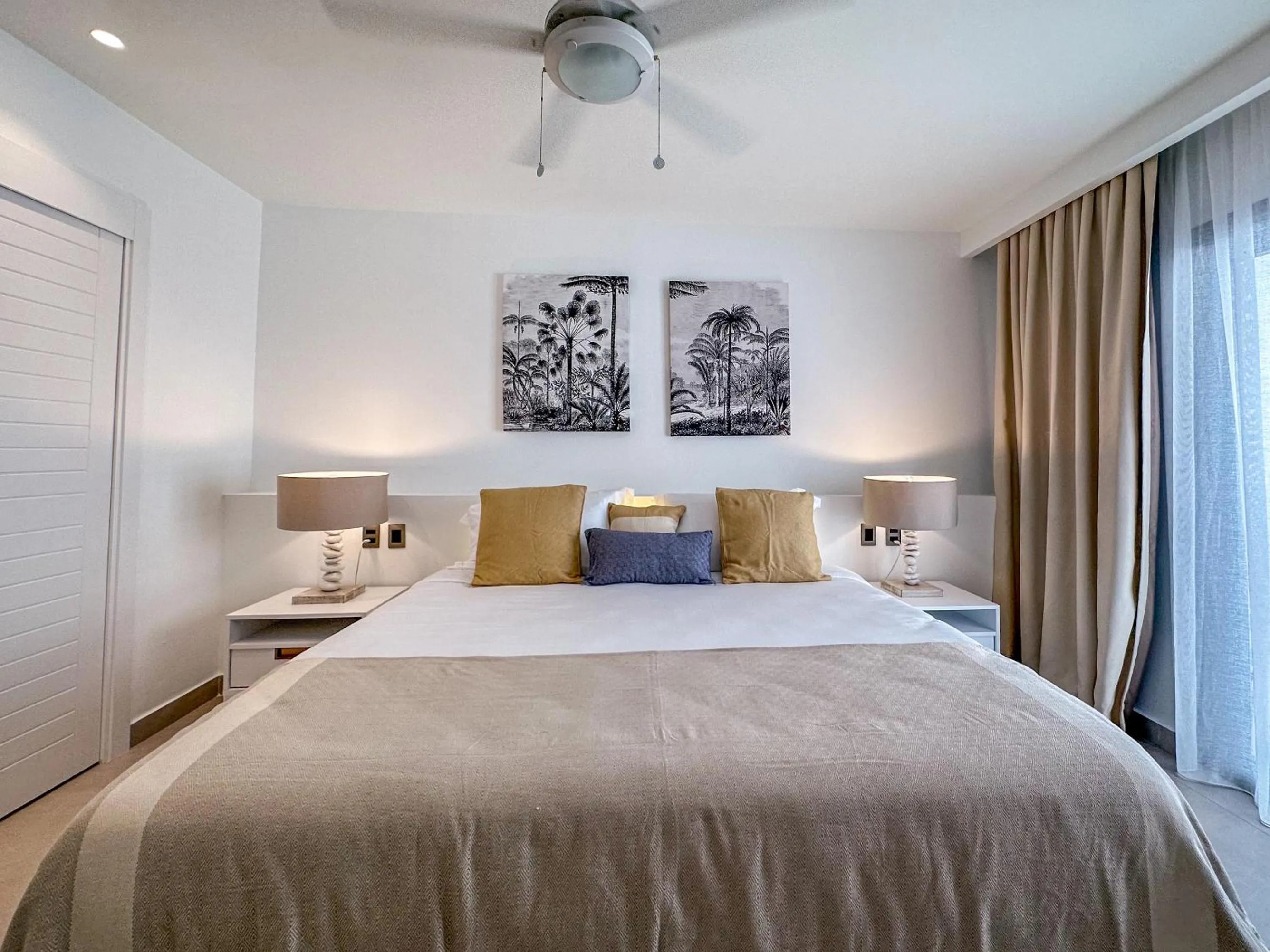 Bed in Beach Homes Punta Cana