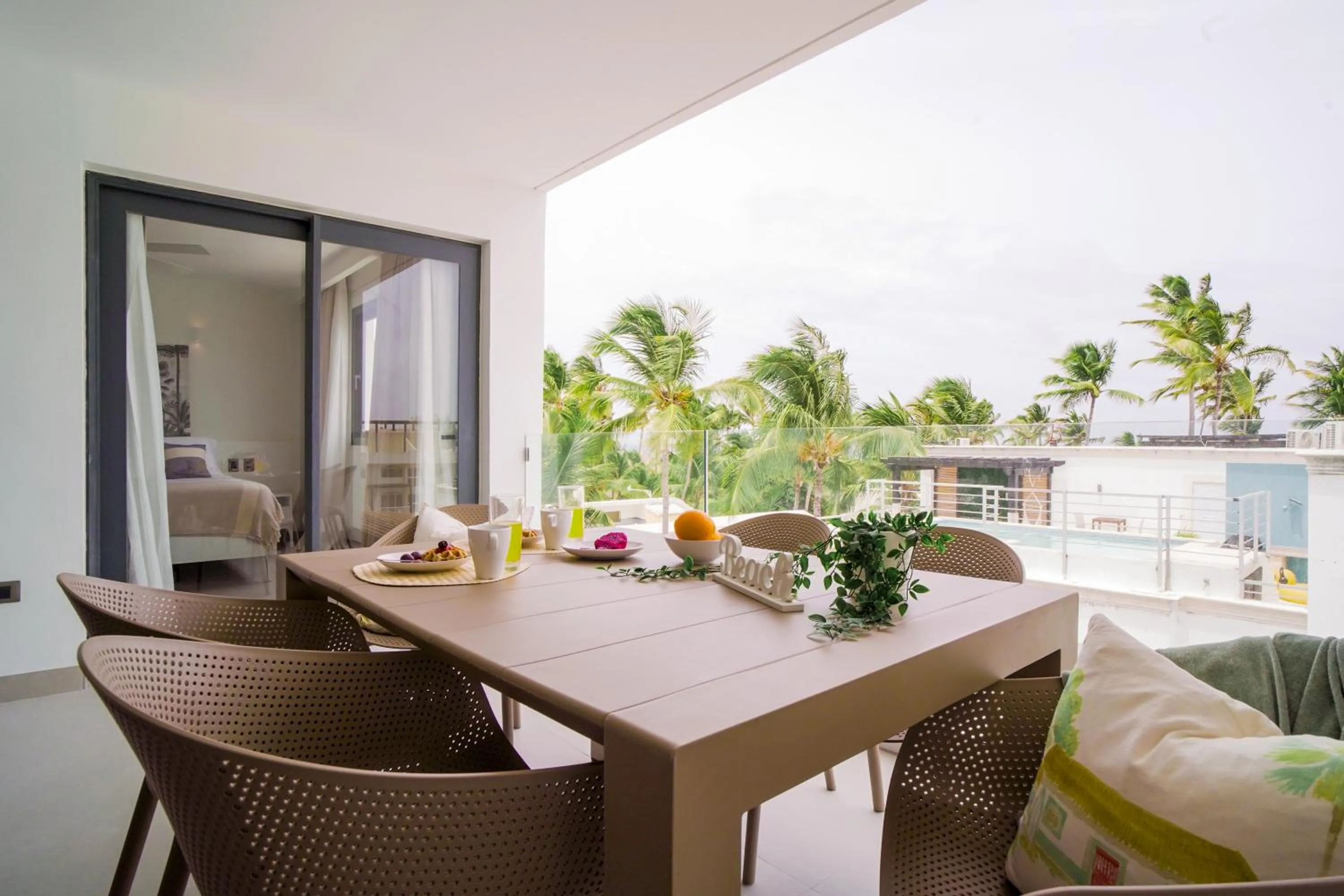 Patio in Beach Homes Punta Cana