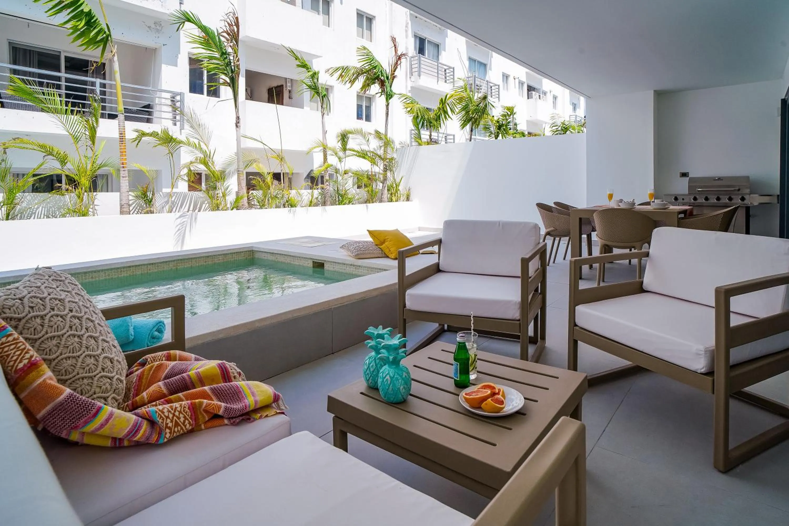 Patio in Beach Homes Punta Cana