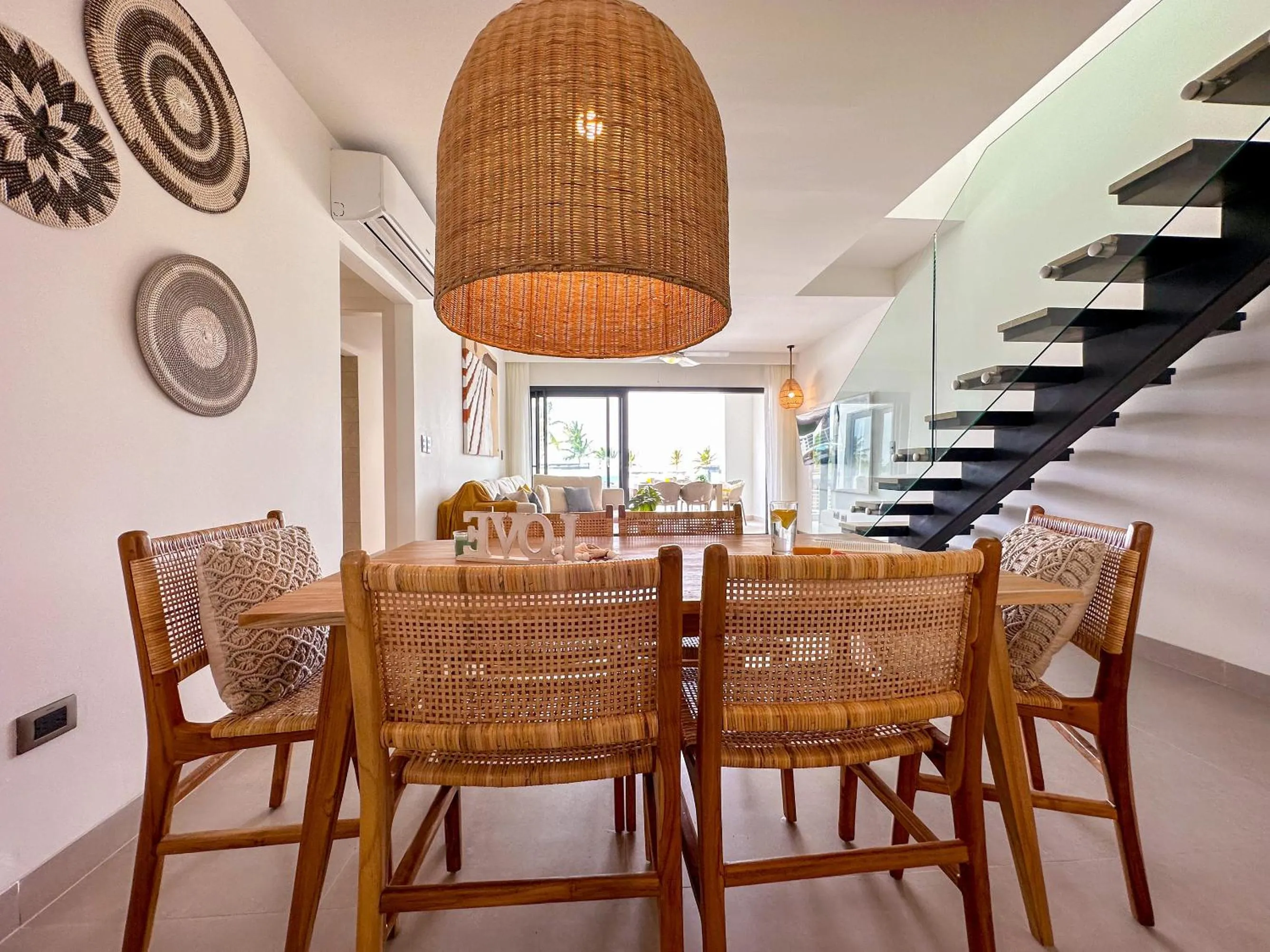 Living room in Beach Homes Punta Cana