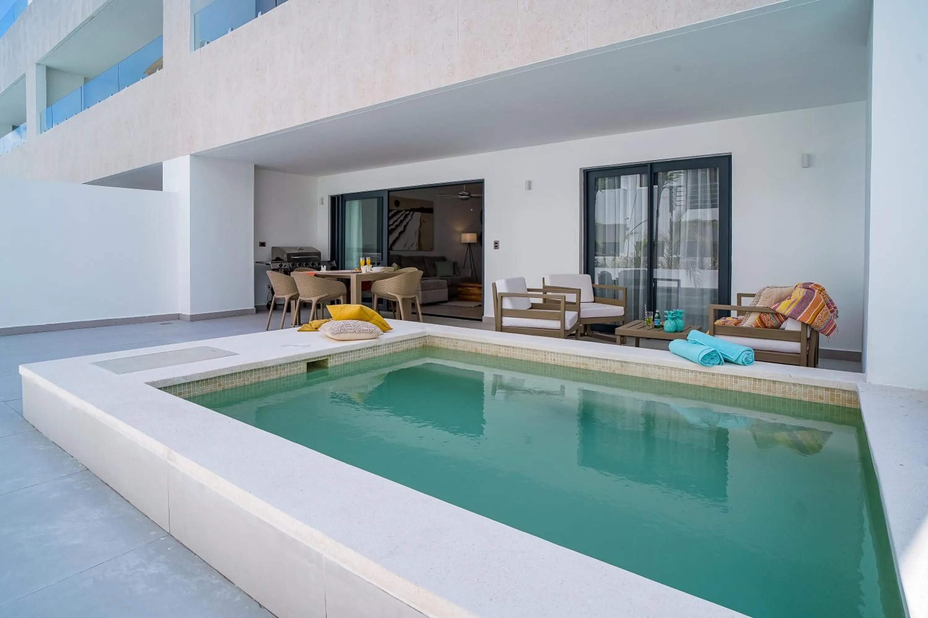 Pool view in Beach Homes Punta Cana