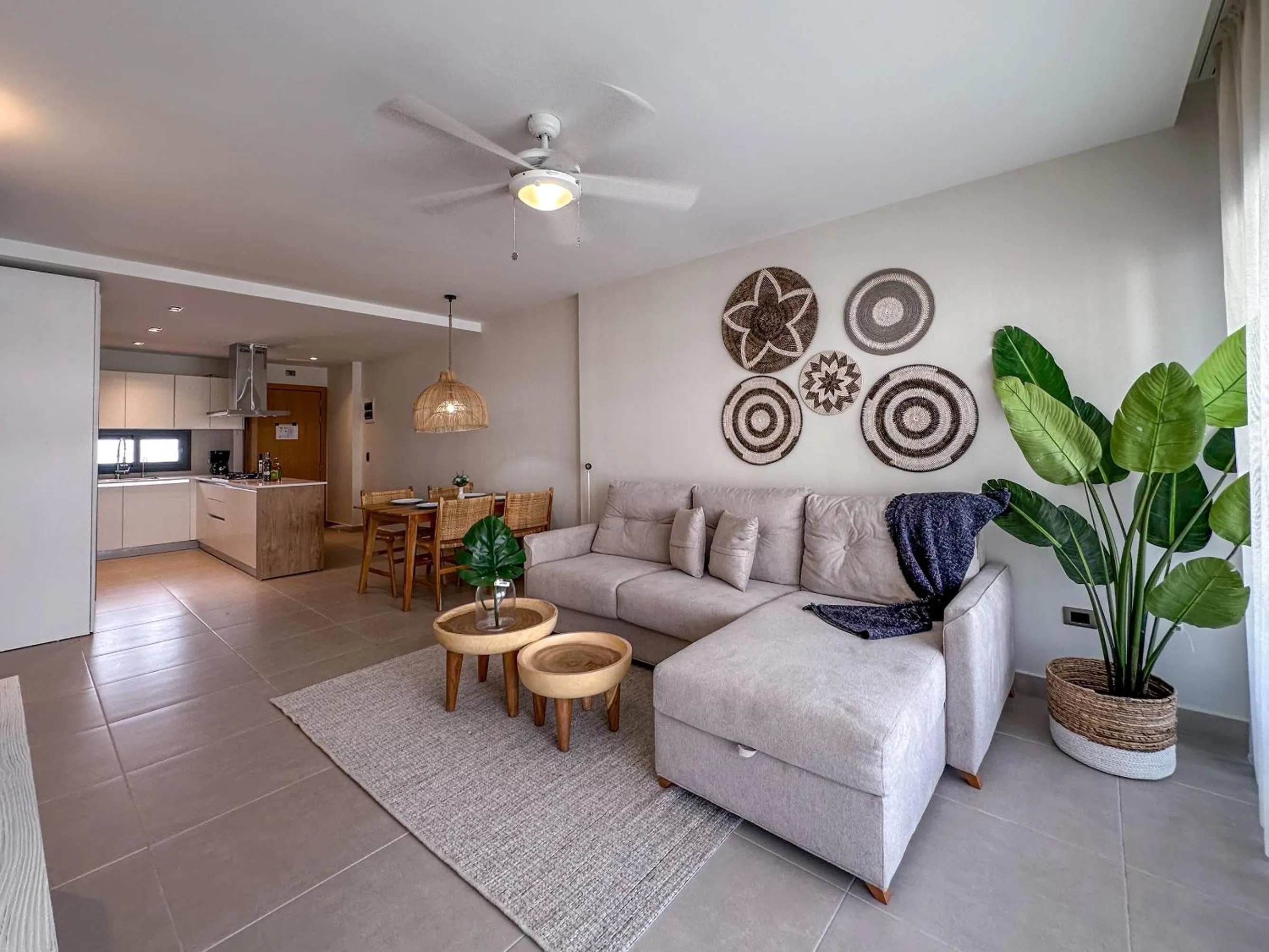 Living room in Beach Homes Punta Cana
