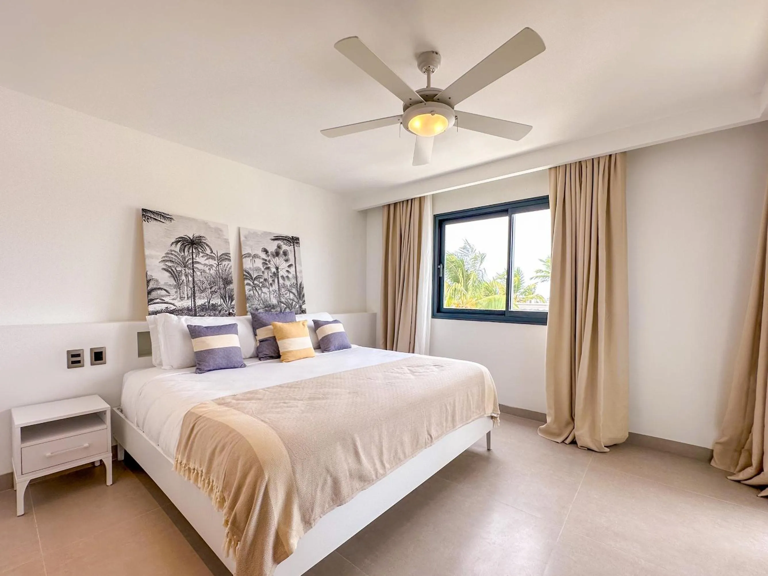 Bed in Beach Homes Punta Cana