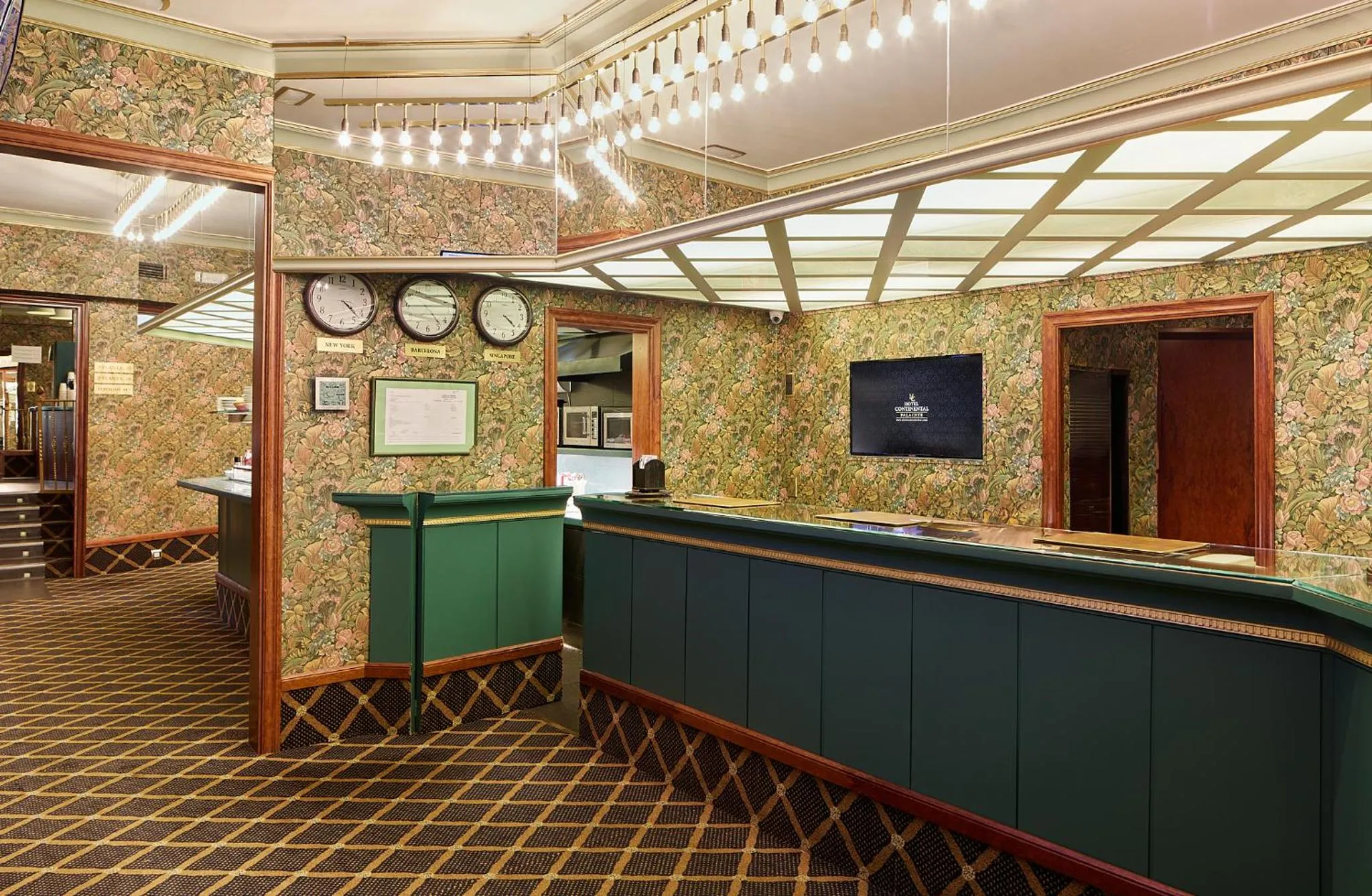 Lobby or reception in Hotel Continental Barcelona