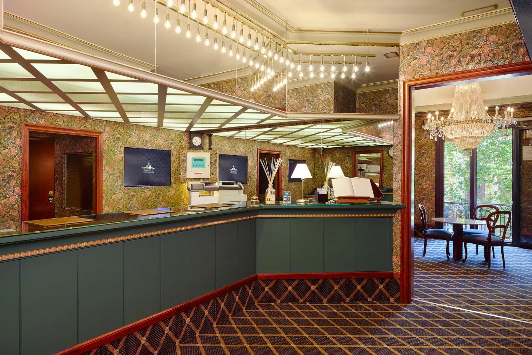 Lobby or reception in Hotel Continental Barcelona