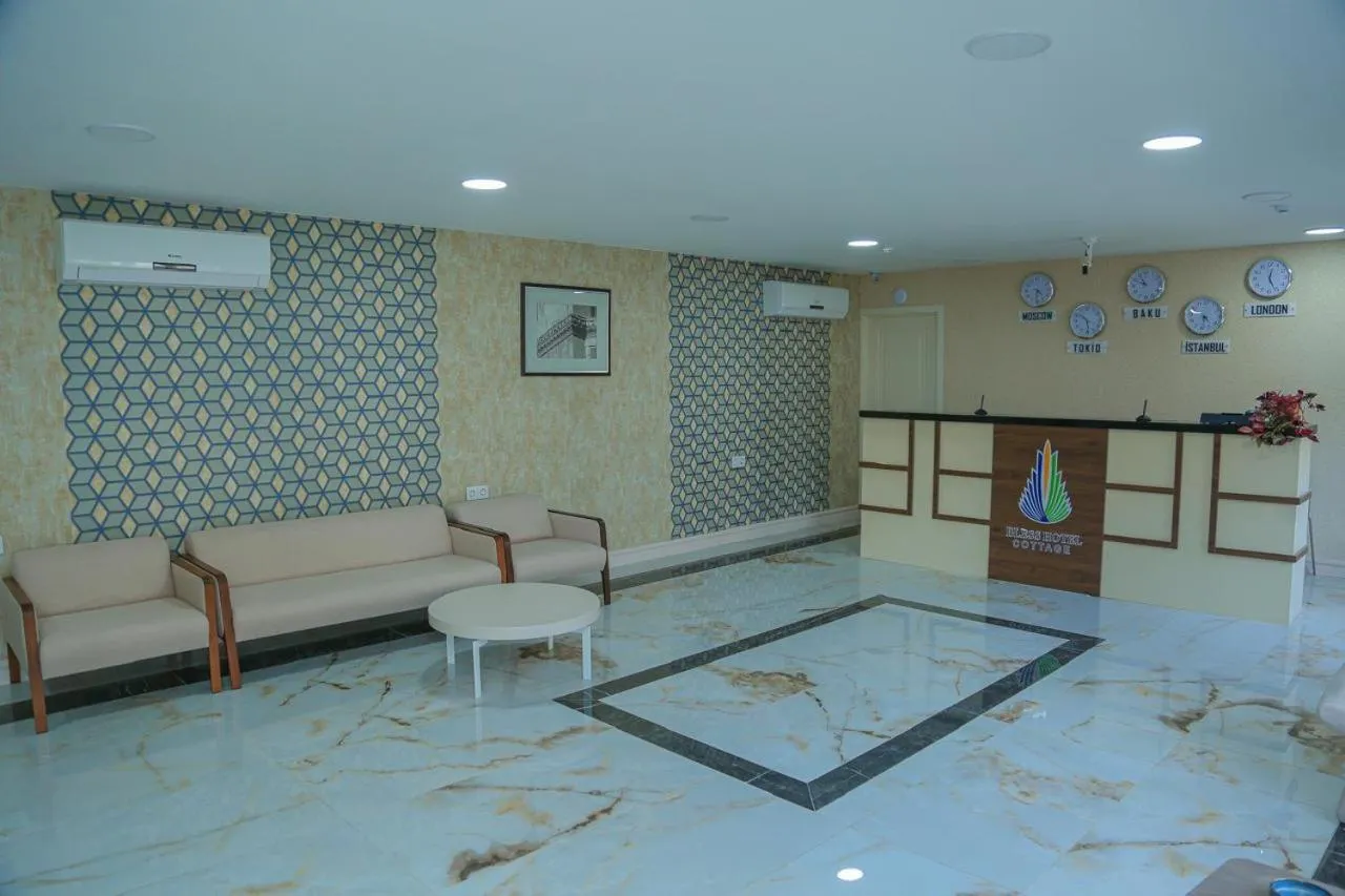 Lobby or reception in Gabala Bless Hotel Cottage