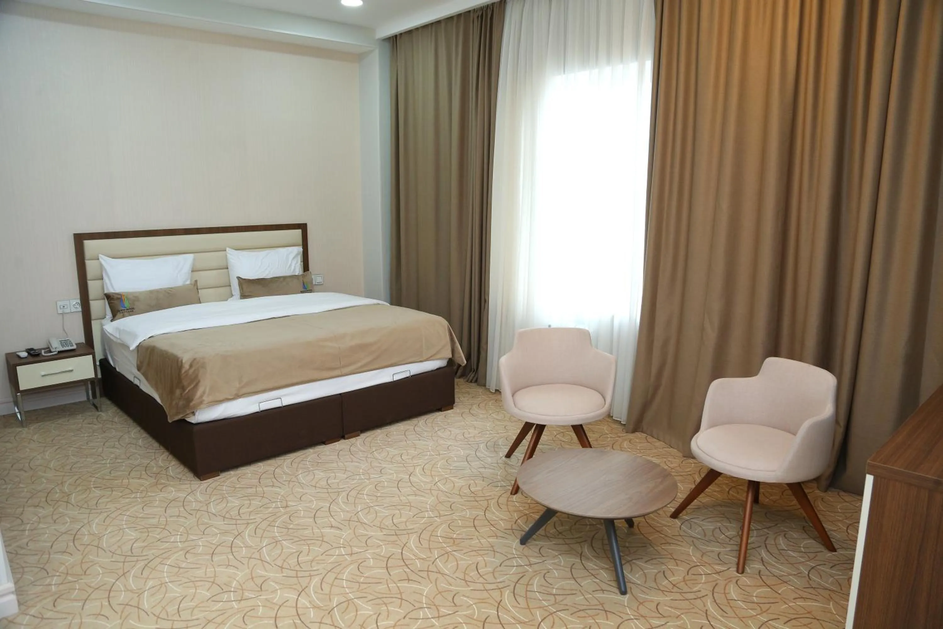 Bed in Gabala Bless Hotel Cottage