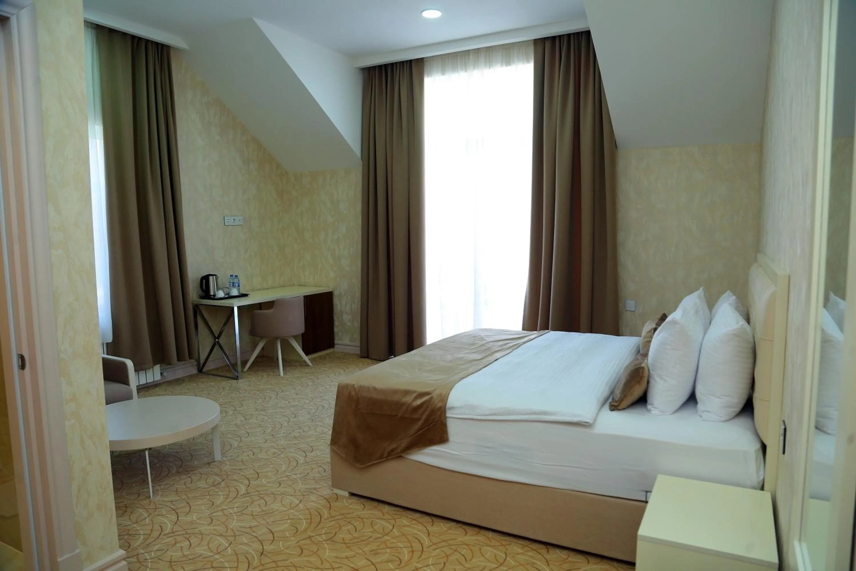 Bed in Gabala Bless Hotel Cottage