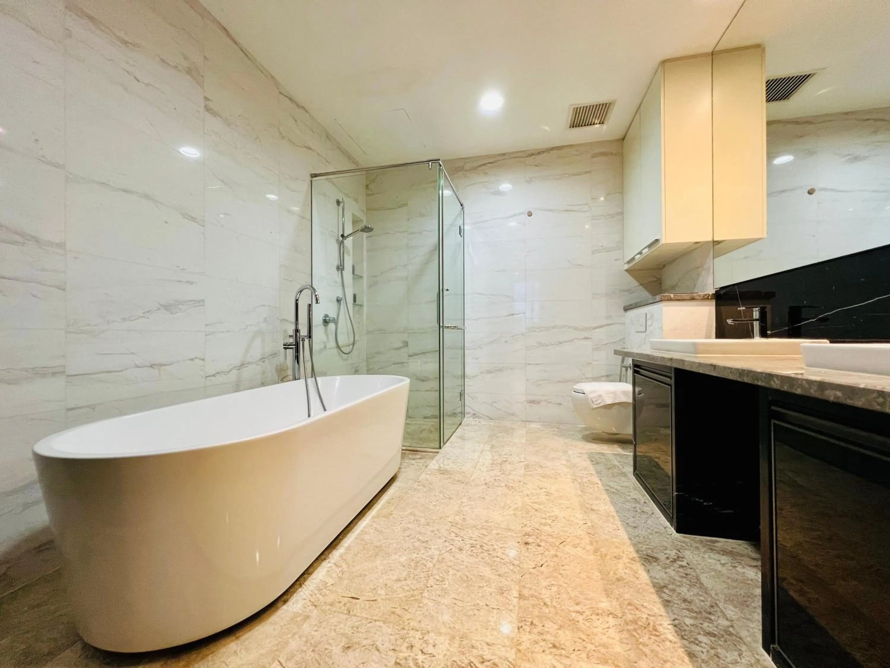 Shower in De Sky Platinum Suites KLCC Kuala Lumpur