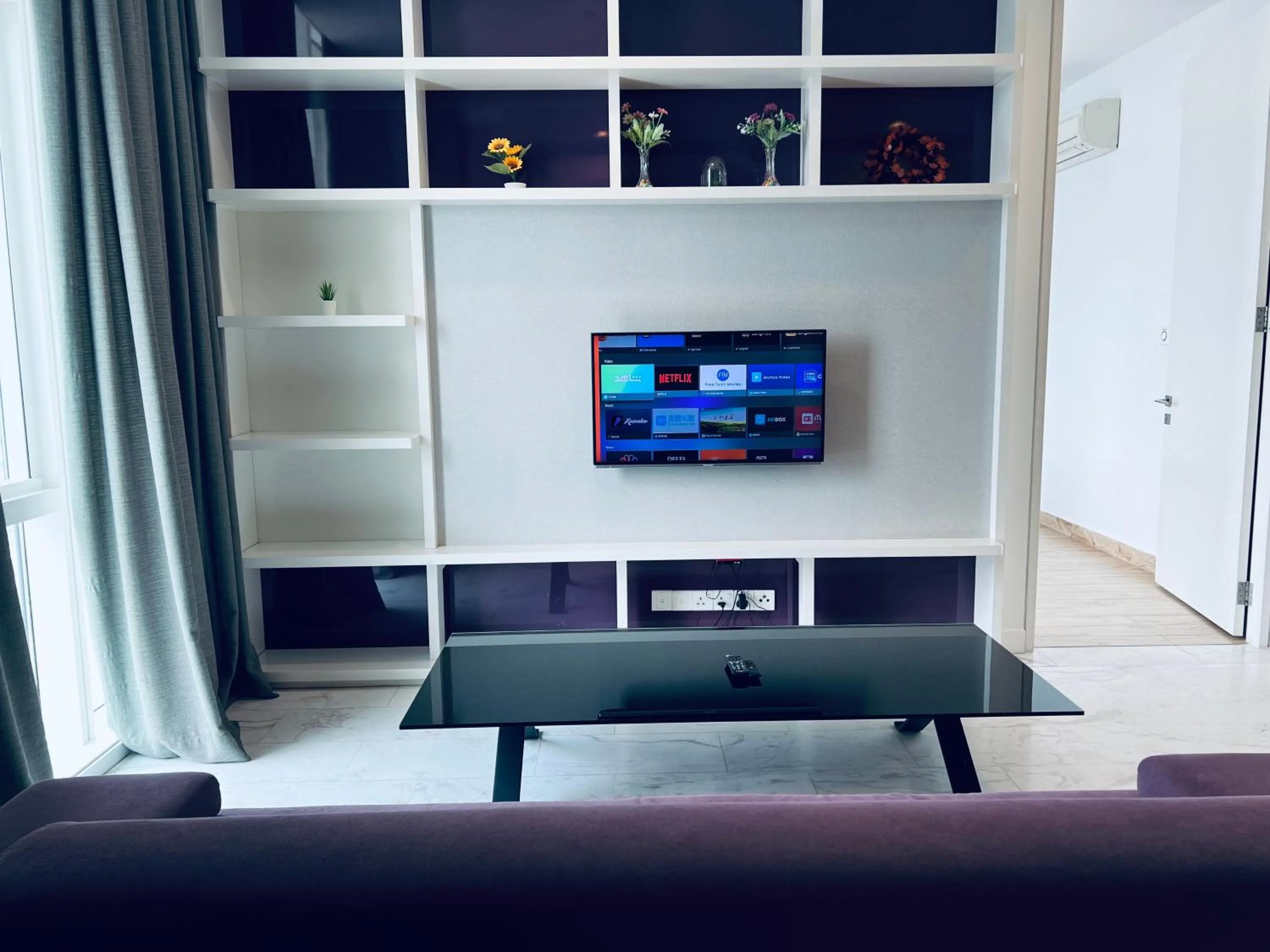 TV and multimedia in De Sky Platinum Suites KLCC Kuala Lumpur