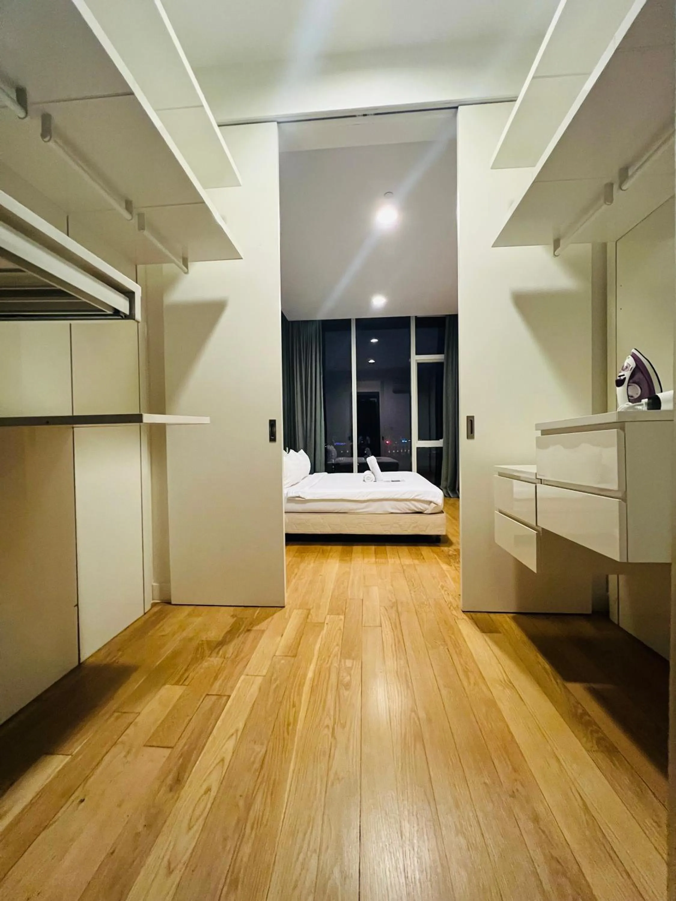 wardrobe in De Sky Platinum Suites KLCC Kuala Lumpur