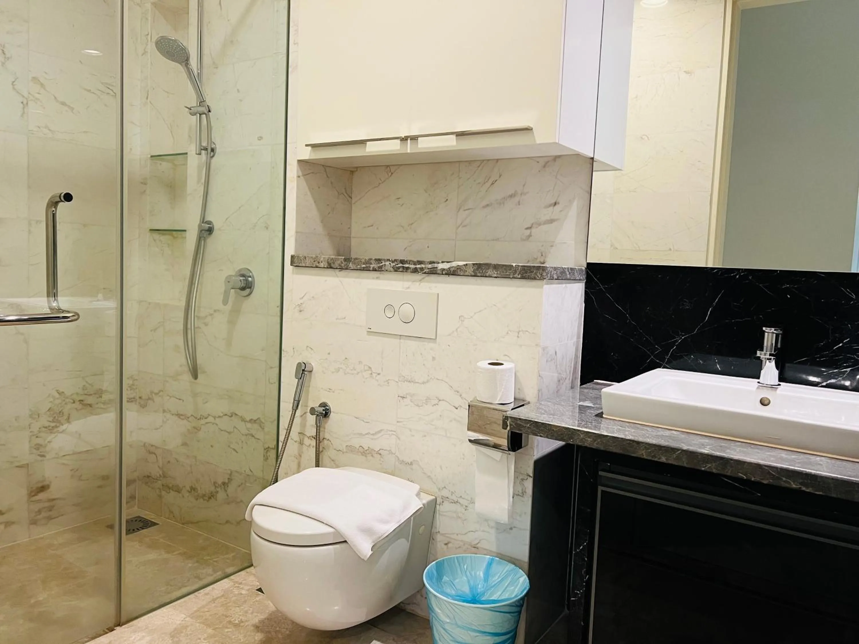 Shower in De Sky Platinum Suites KLCC Kuala Lumpur