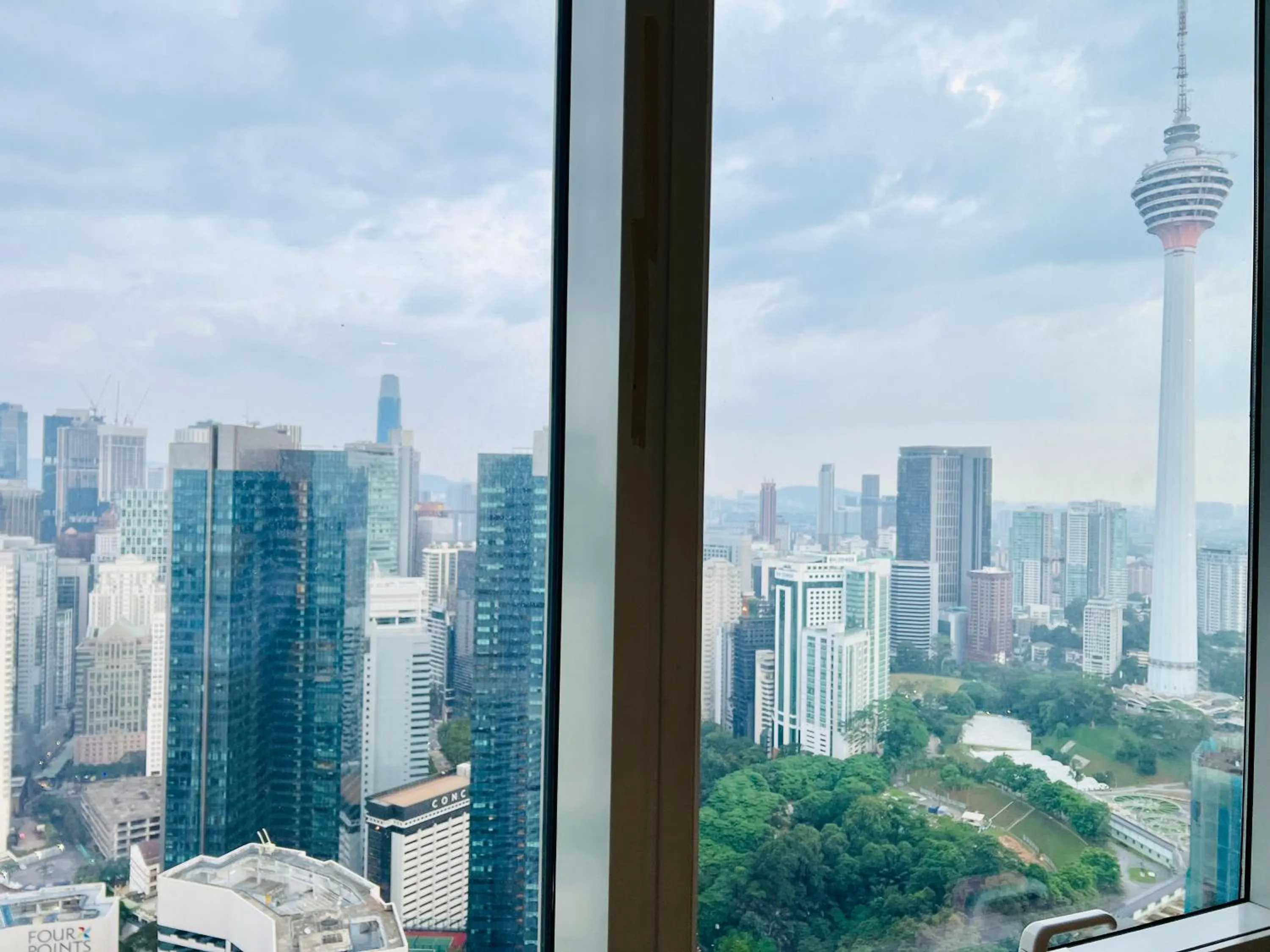 City view in De Sky Platinum Suites KLCC Kuala Lumpur