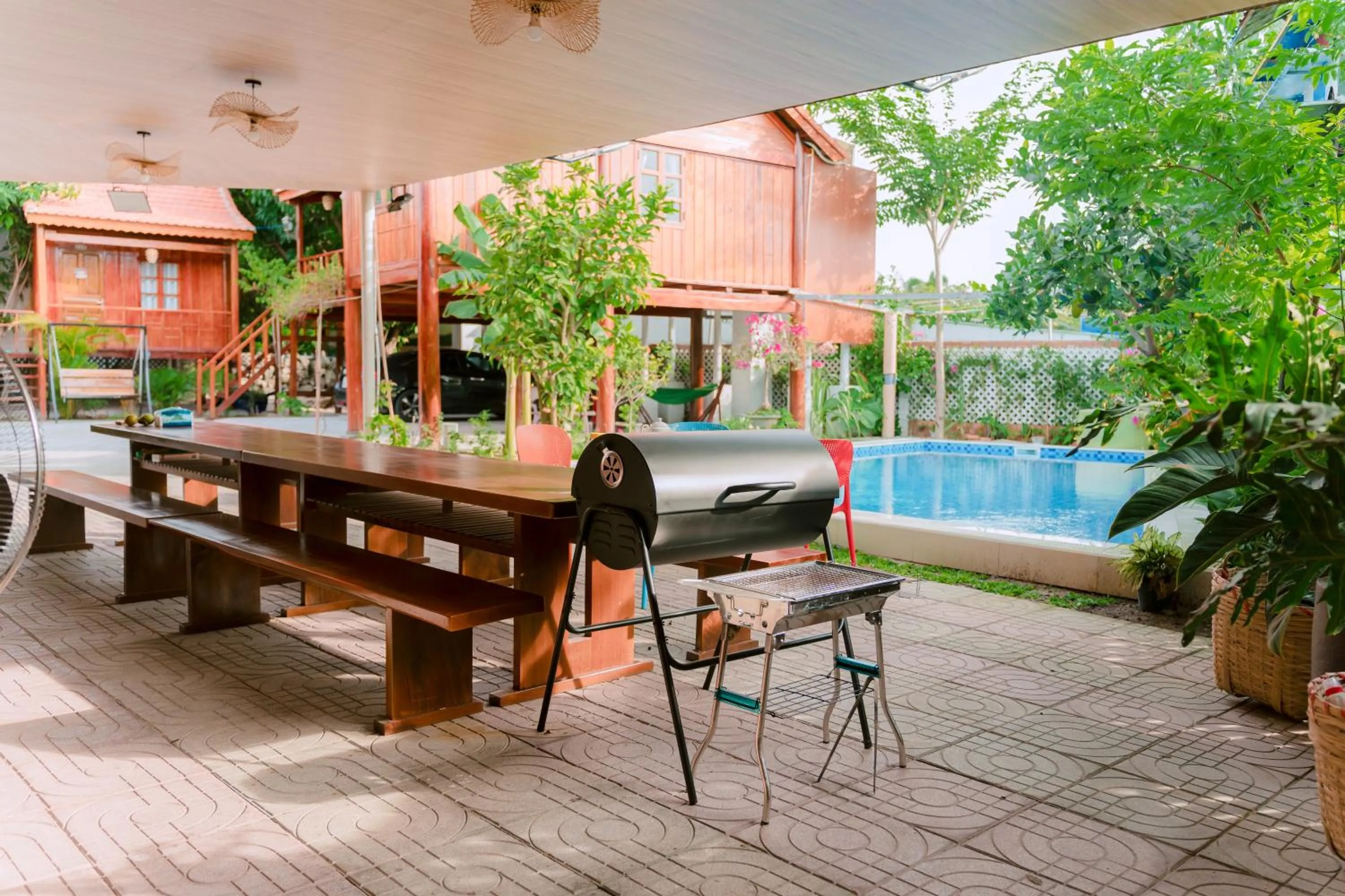 Property building in Wooden Homestay LAGI