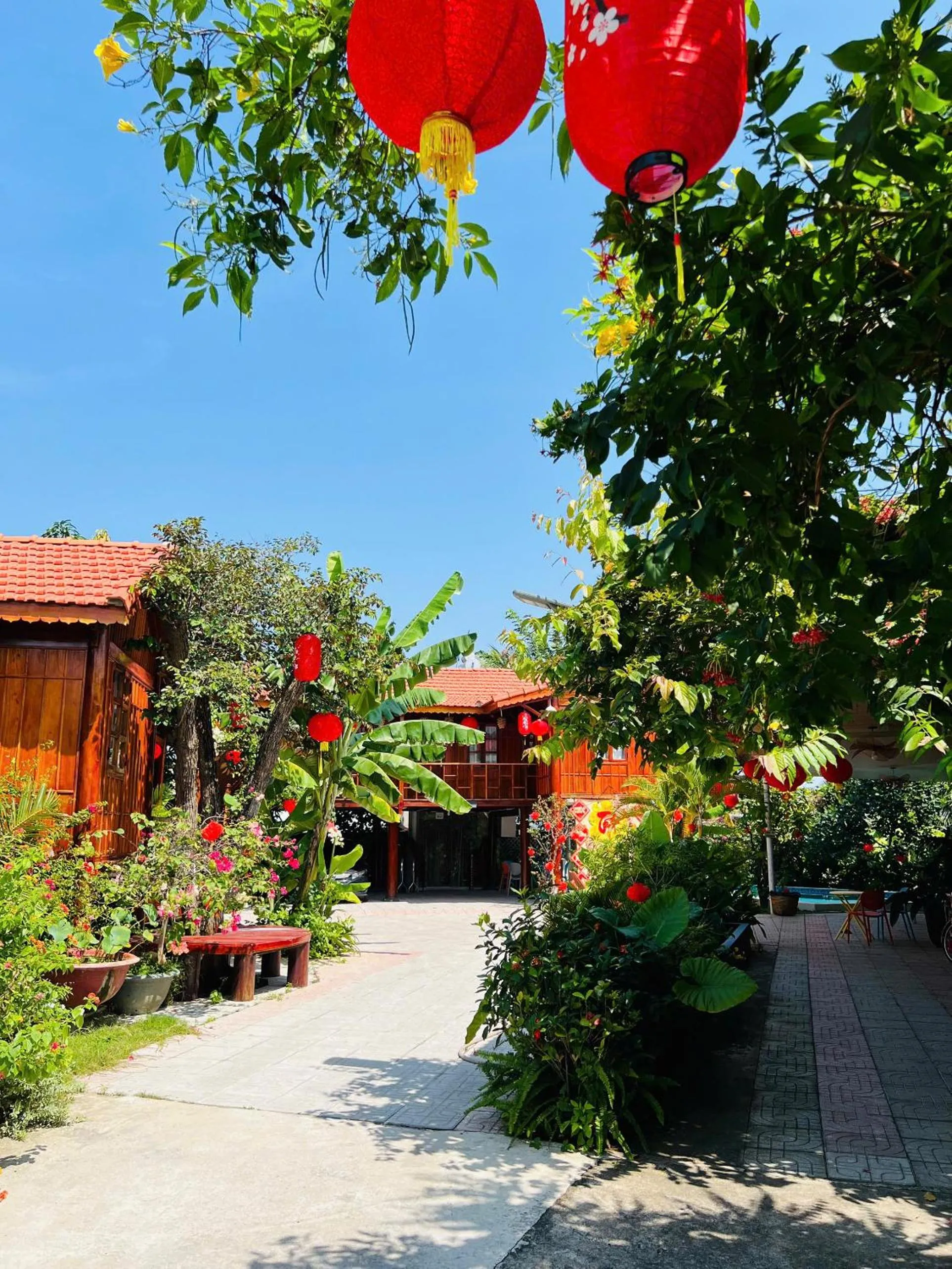 Property building in Wooden Homestay LAGI