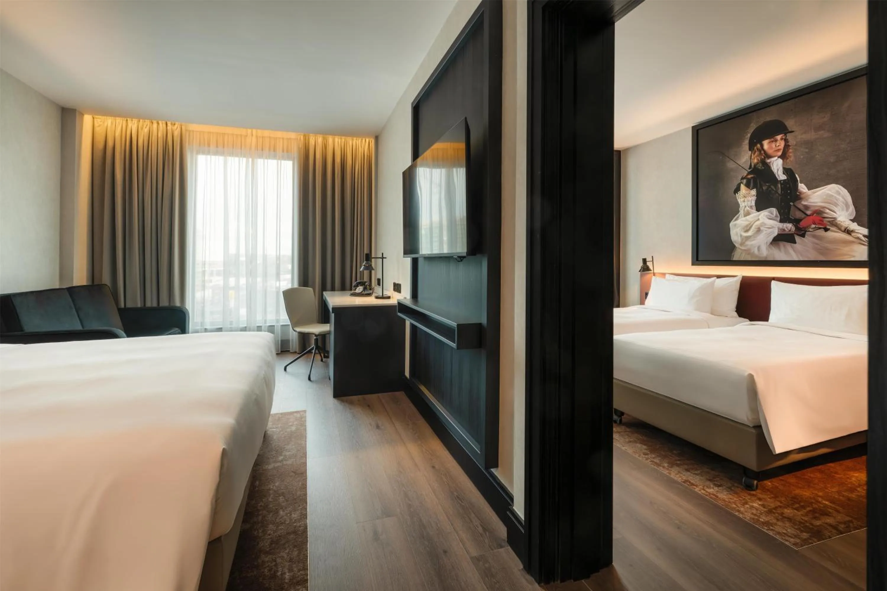 Bedroom, Bed in Radisson RED Galway