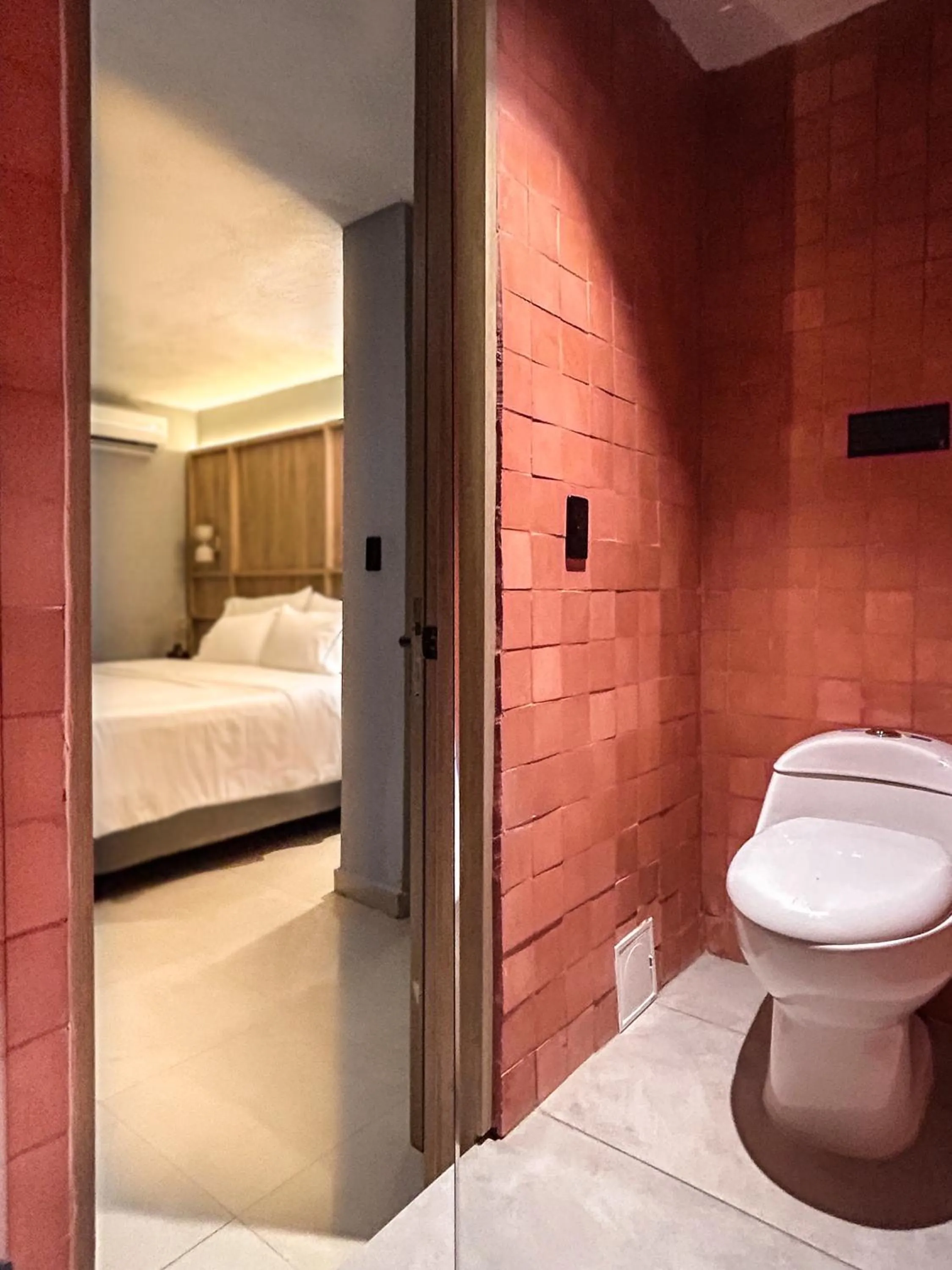 Bathroom, Bed in Mood Matuna Hotel Cartagena