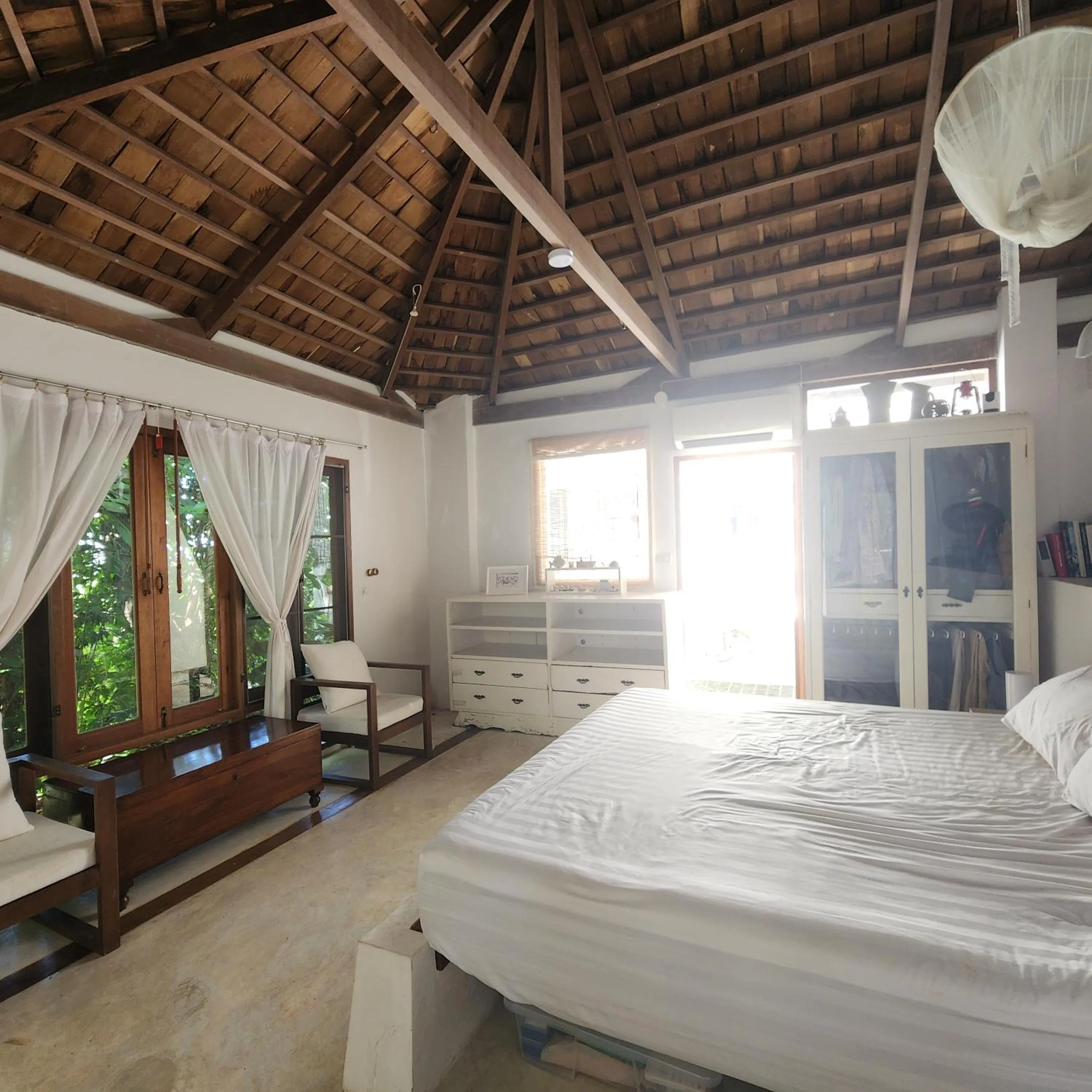 Bed in The Hip House Villa Phuket