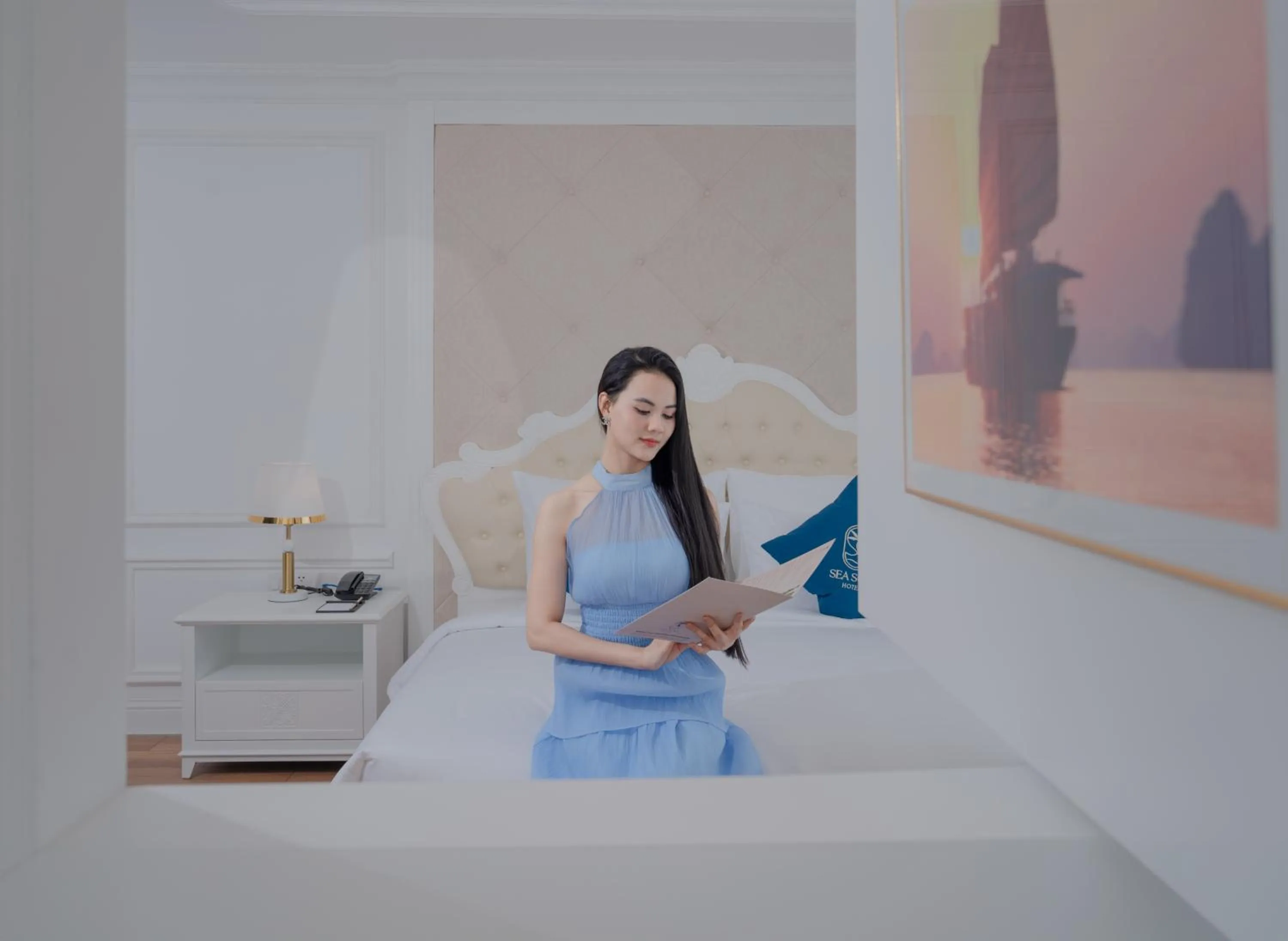 Swimming pool, Bed in Sea Soul Hotel