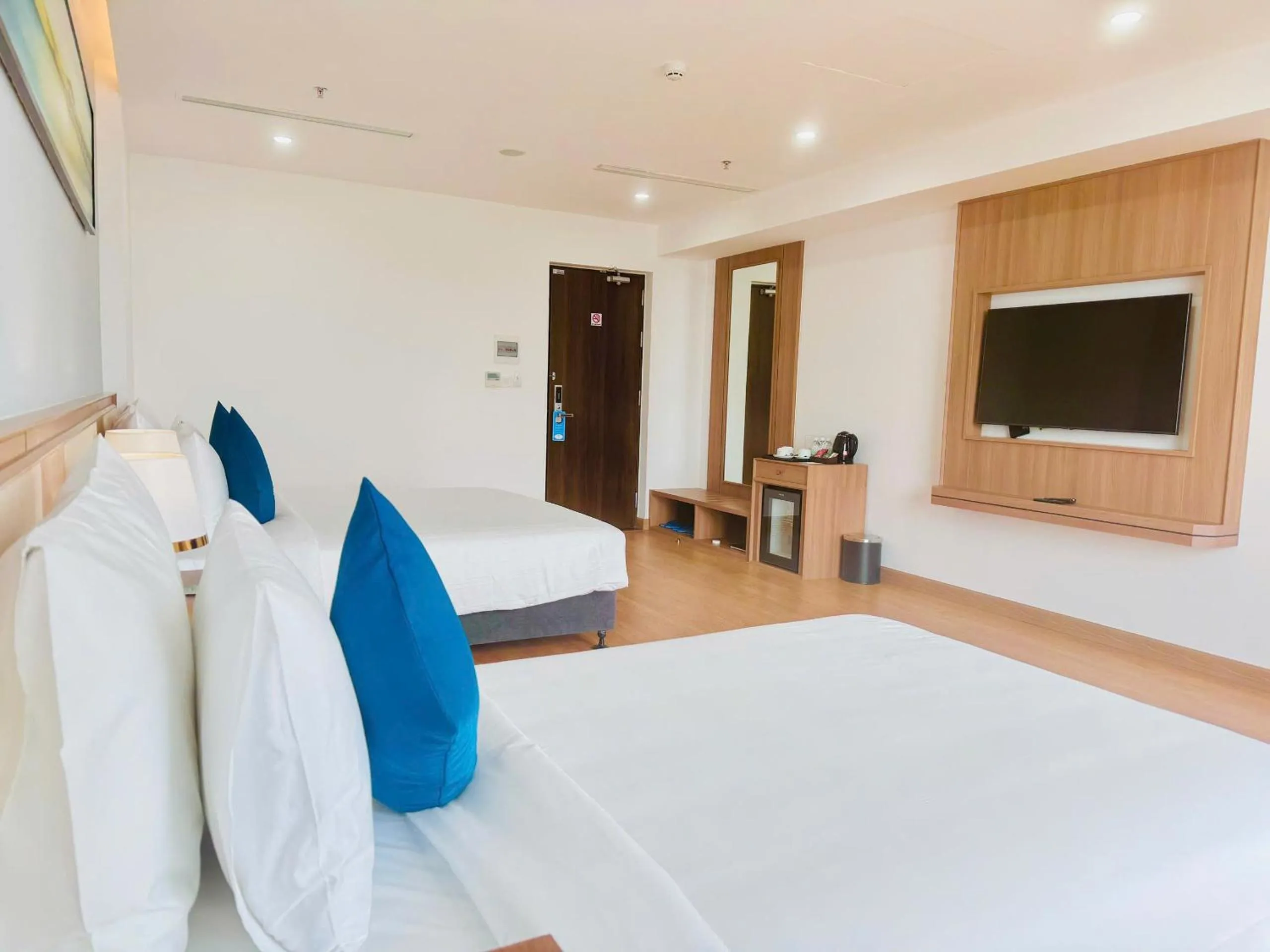 Bed in Sea Soul Hotel