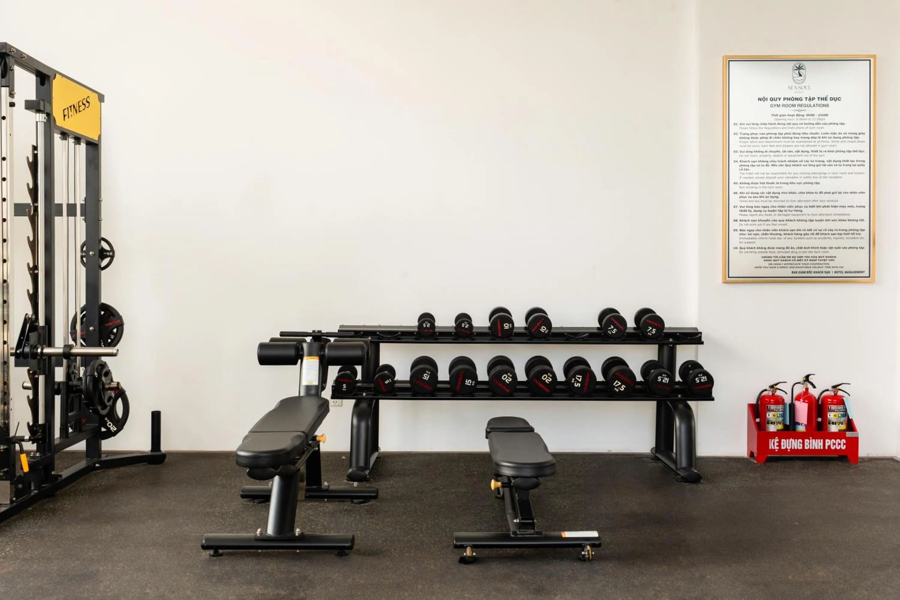 Fitness centre/facilities in Sea Soul Hotel