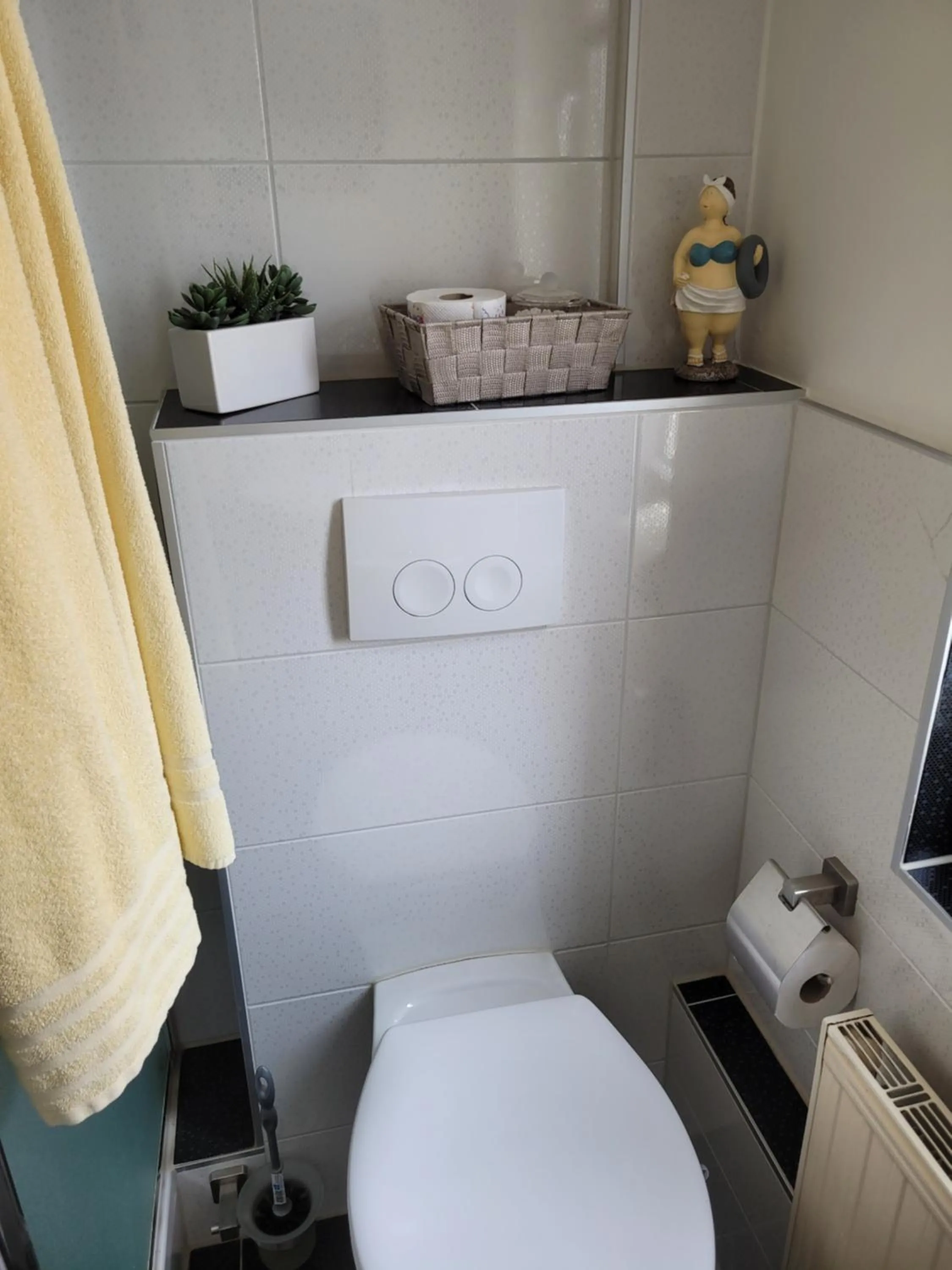 Toilet in Lous Ferienhaus 4
