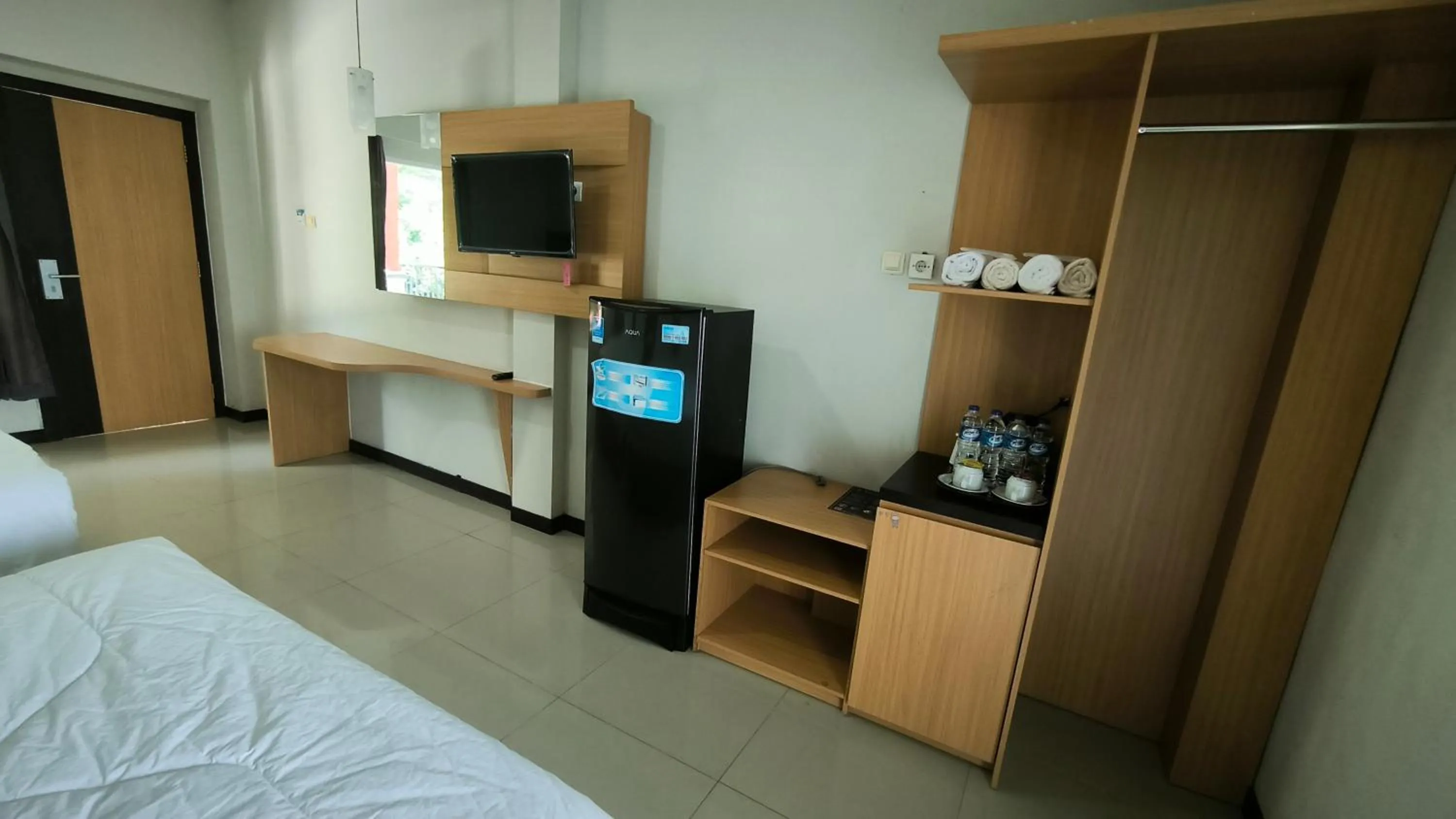 Bed in New Bandengan Beach Hotel