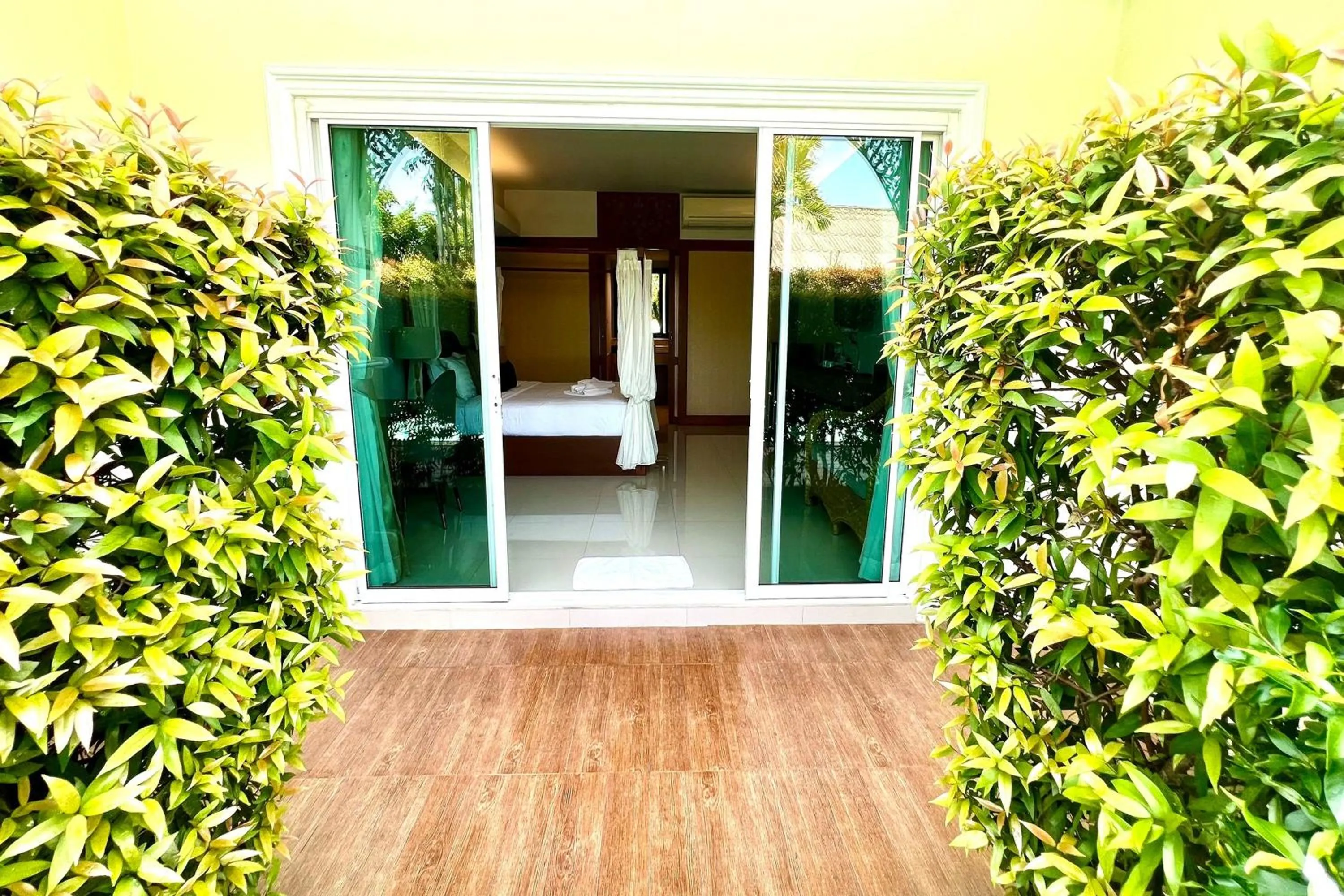 Balcony/Terrace in Phuhunsa Boutique Hotel