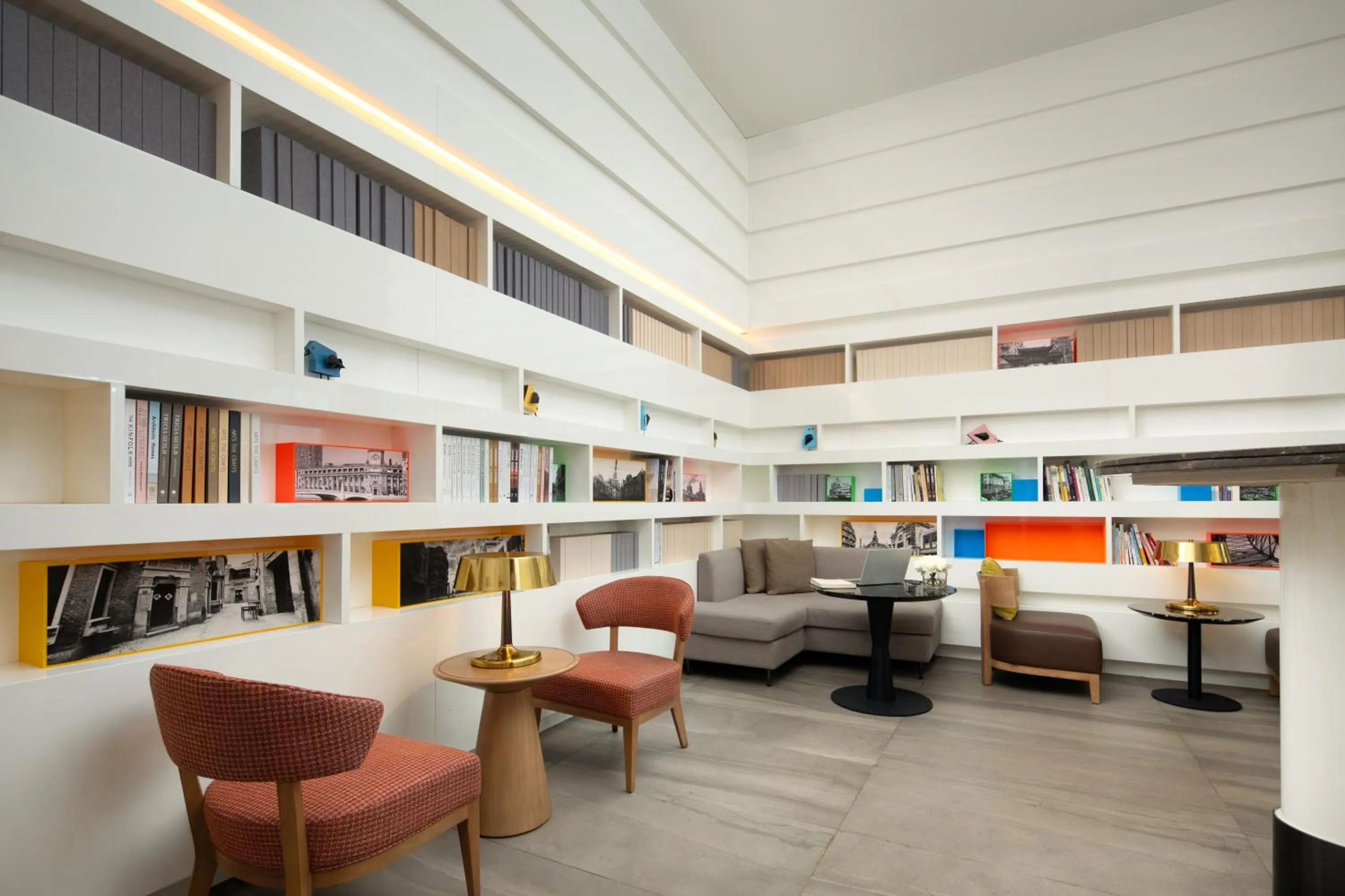 Seating area in Fraser Place Wujiaochang Shanghai City Center