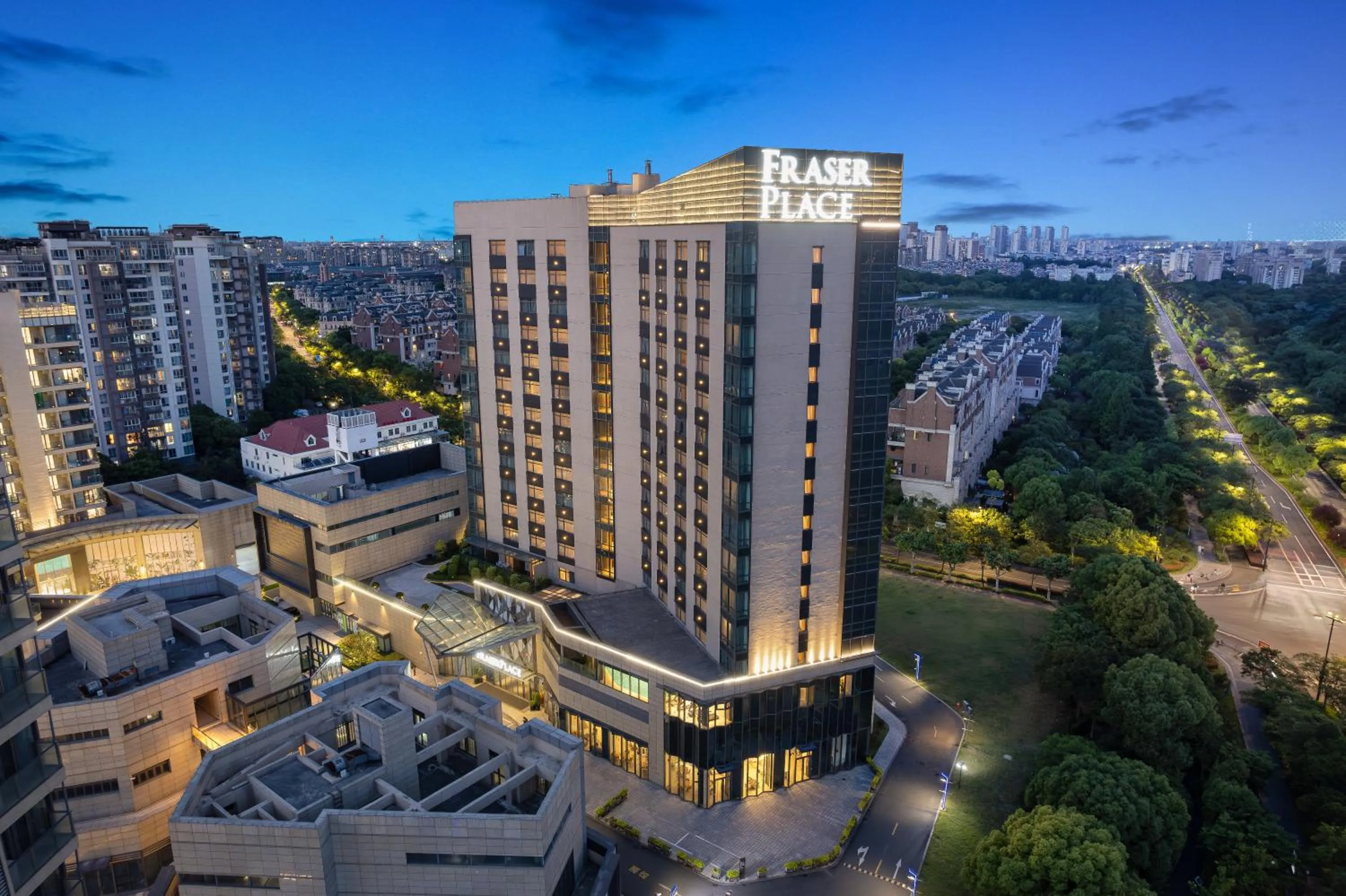 Property building in Fraser Place Wujiaochang Shanghai City Center