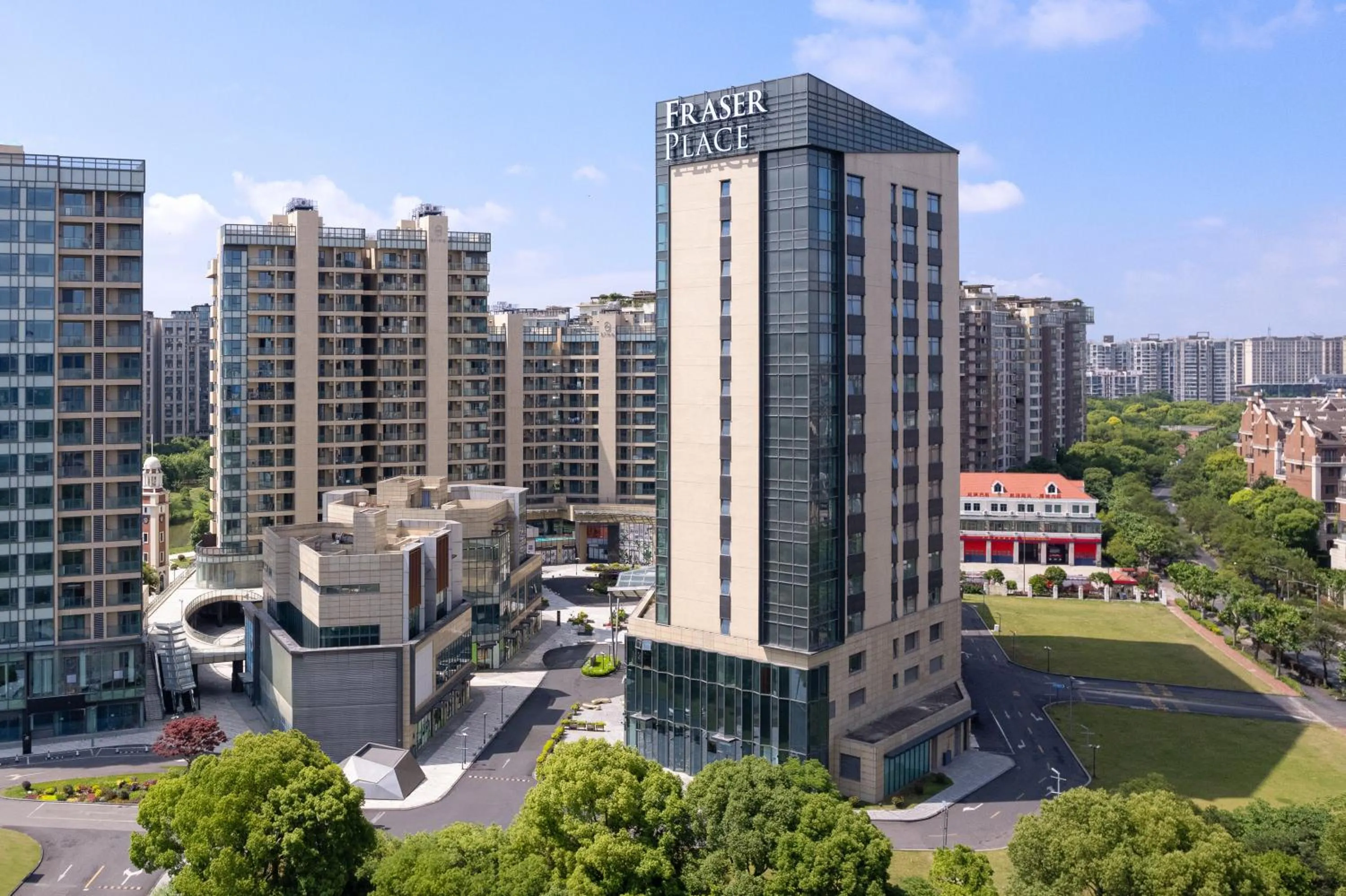 Property building in Fraser Place Wujiaochang Shanghai City Center