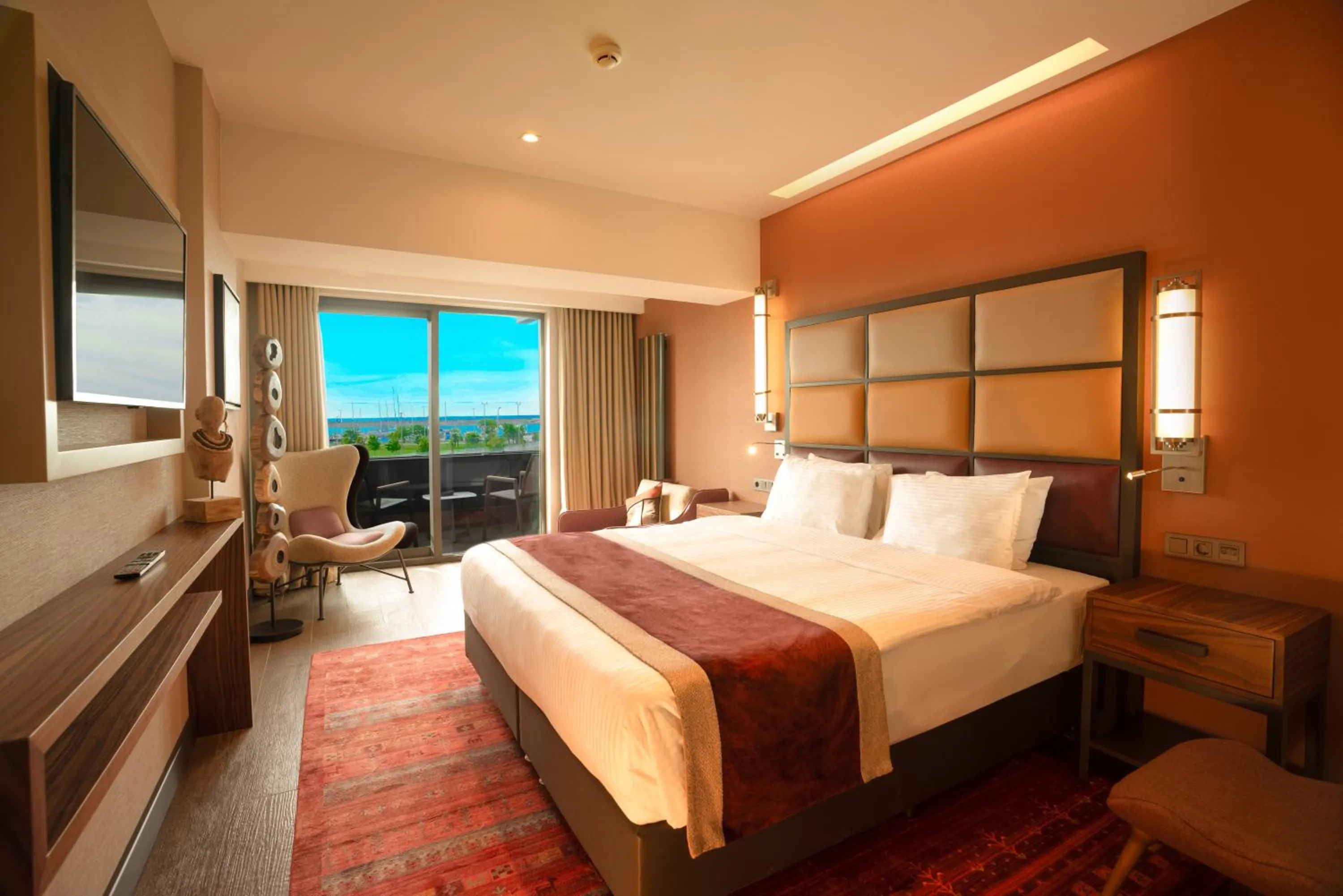 Natural landscape, Bed in Sile Gonen Hotel